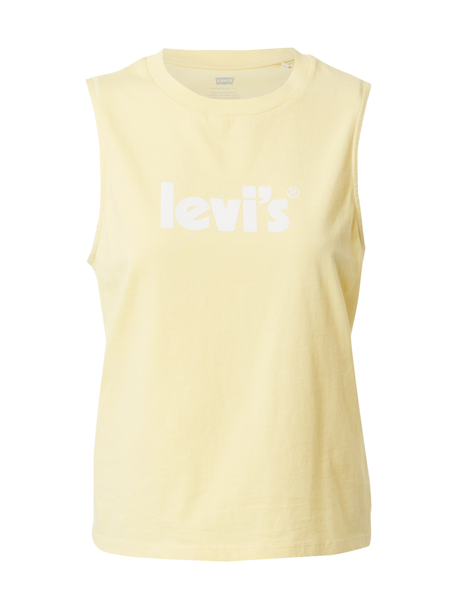 LEVI'S Top galben / alb - Pled.ro