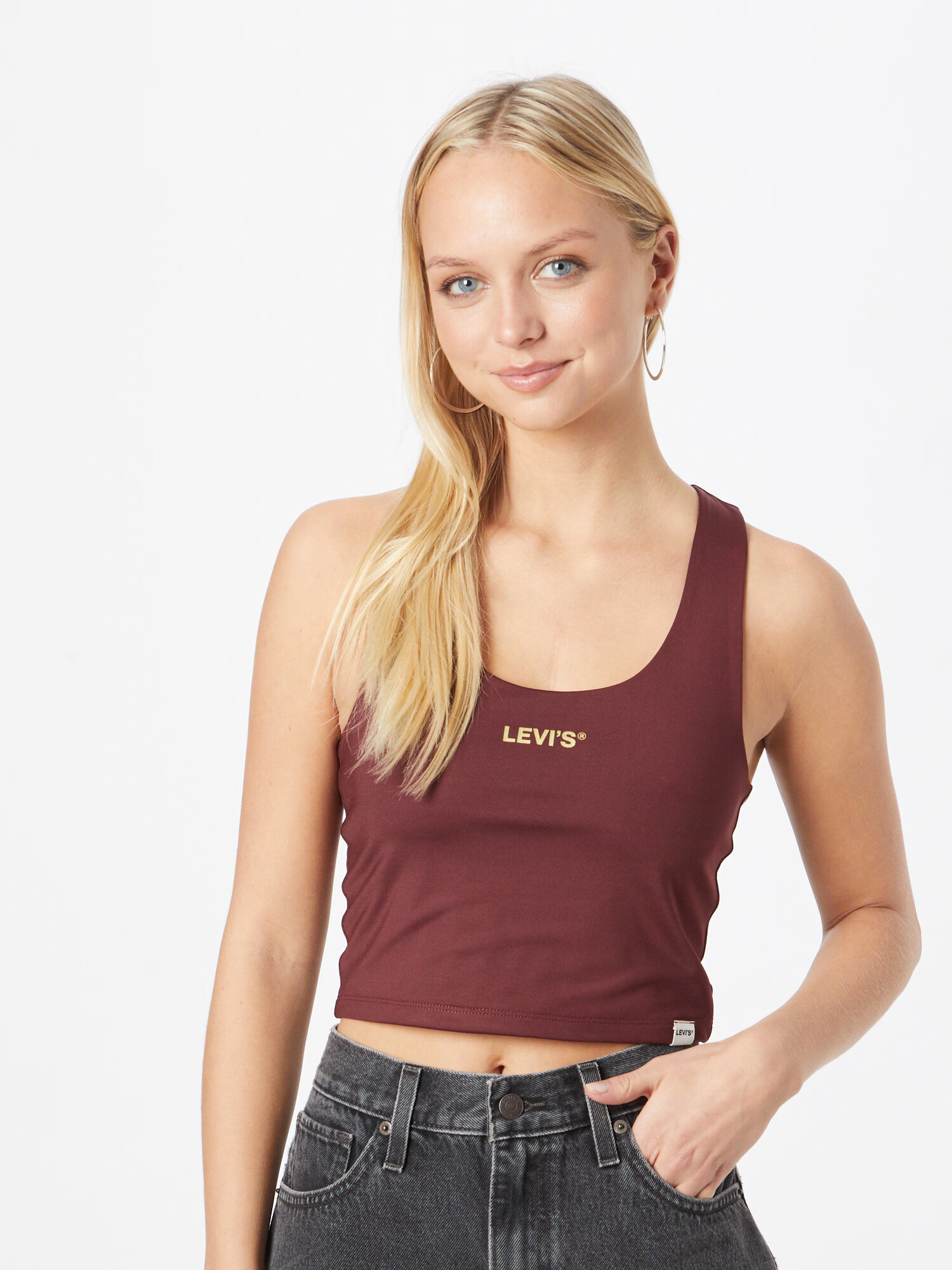 LEVI'S Top galben / roșu burgundy - Pled.ro