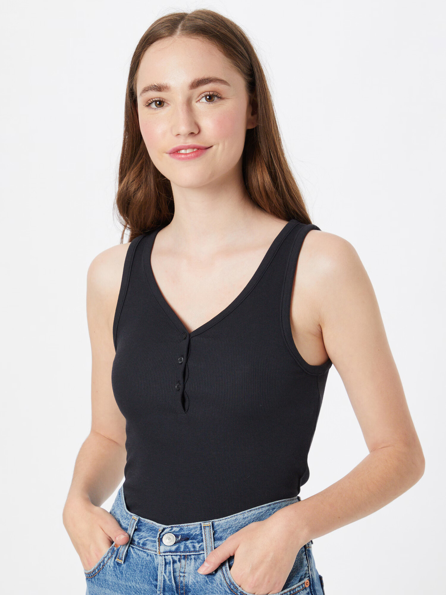 LEVI'S Top 'SPICE TANK BLACKS' negru - Pled.ro