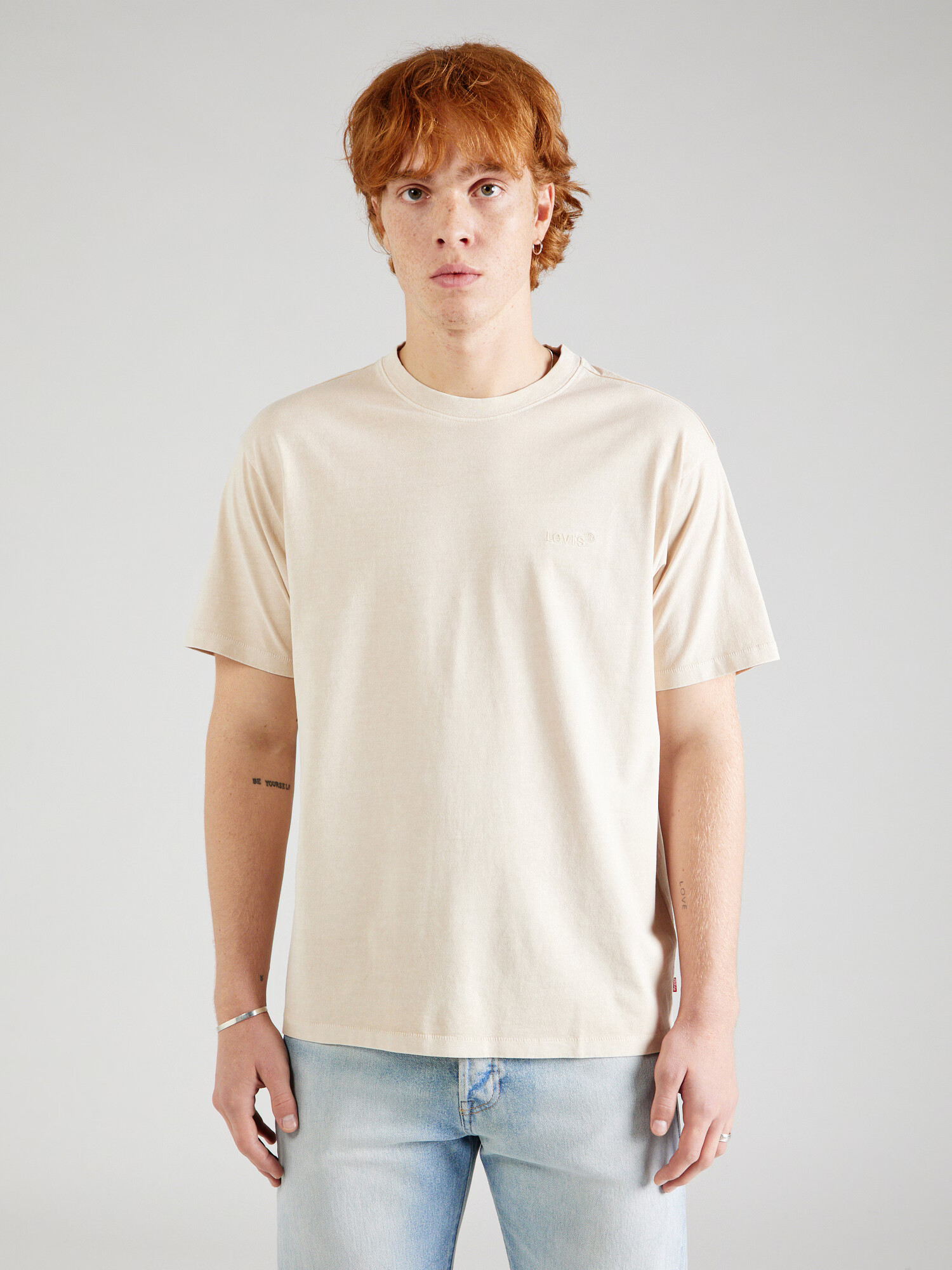 LEVI'S ® Tricou alb murdar - Pled.ro