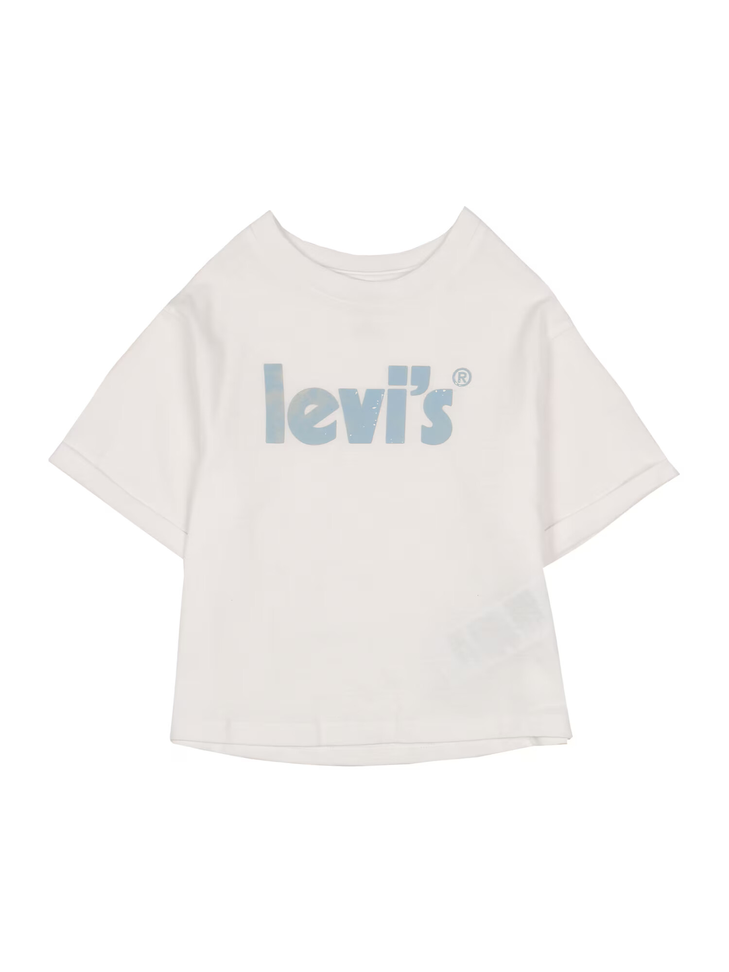 LEVI'S Tricou albastru deschis / alb - Pled.ro