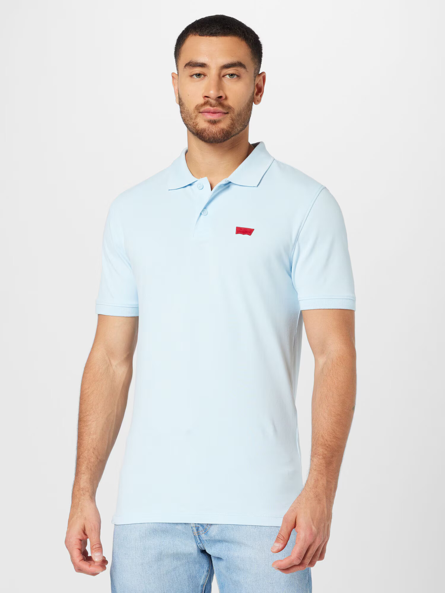 LEVI'S ® Tricou albastru deschis / roșu - Pled.ro