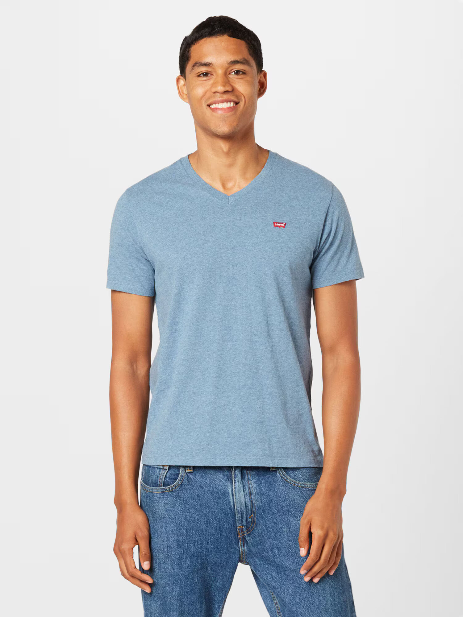 LEVI'S Tricou albastru deschis / roșu - Pled.ro