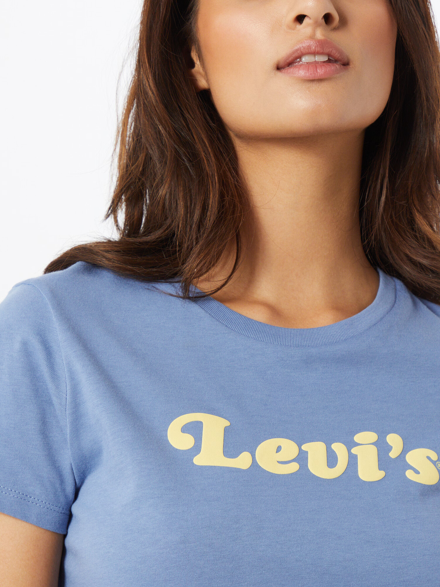 LEVI'S Tricou albastru fumuriu / galben pastel - Pled.ro