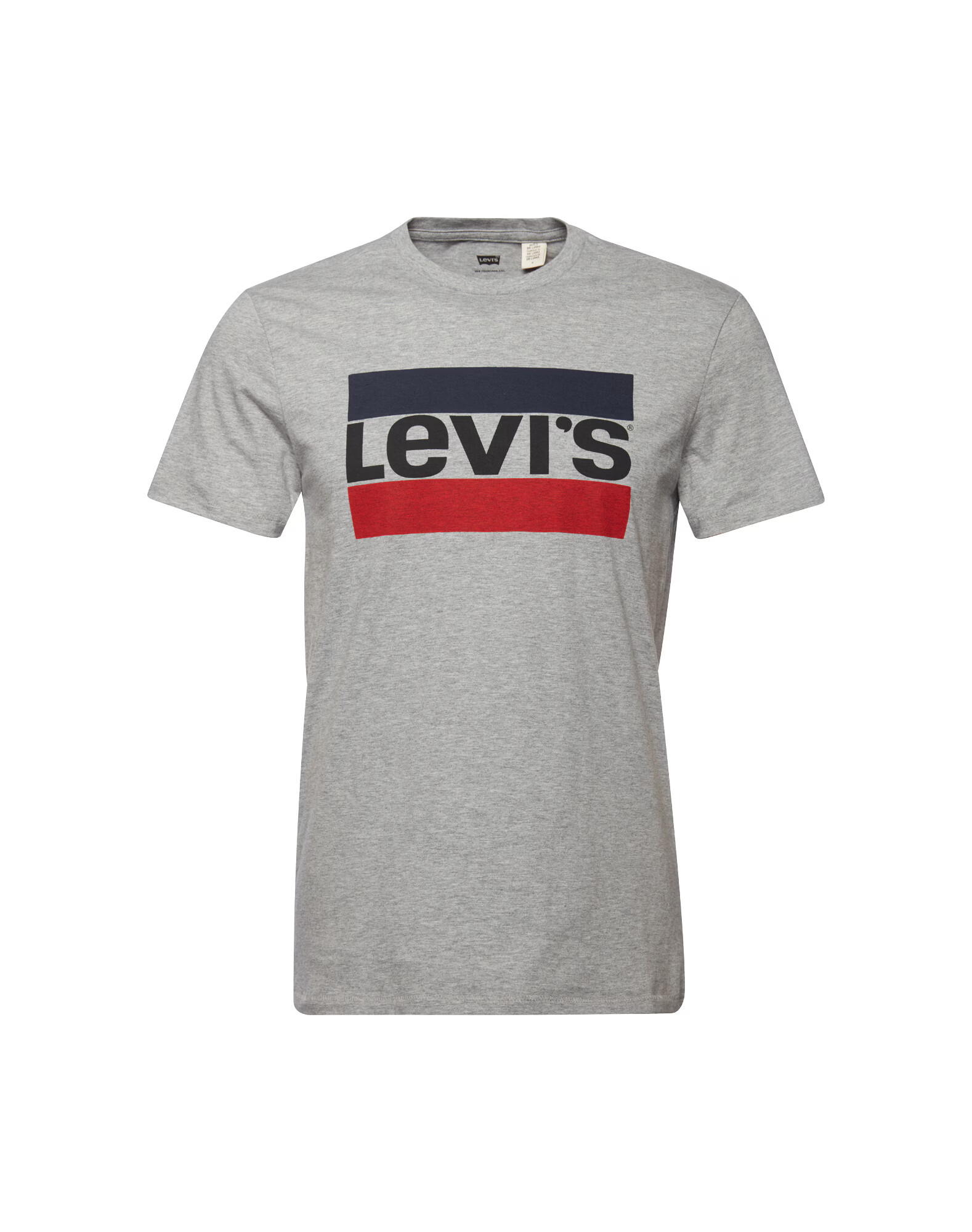 LEVI'S ® Tricou 'SPORTSWEAR LOGO GRAPHIC GREYS' albastru / gri amestecat / roșu - Pled.ro