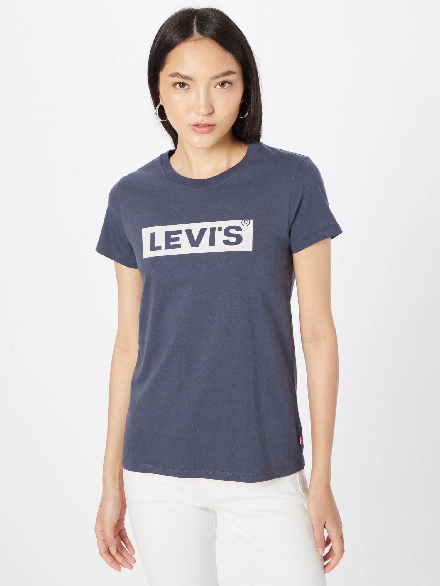 LEVI'S Tricou albastru închis / alb - Pled.ro