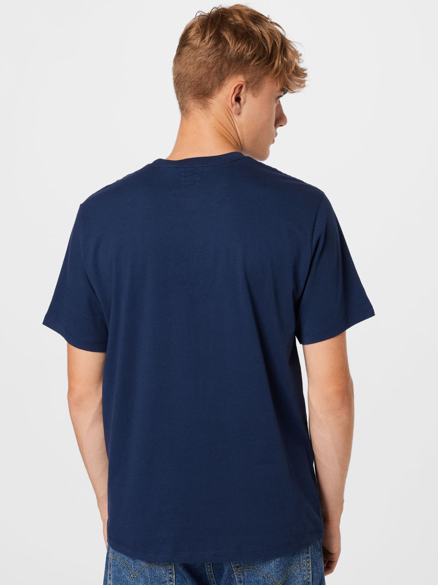 LEVI'S Tricou albastru închis / alb - Pled.ro