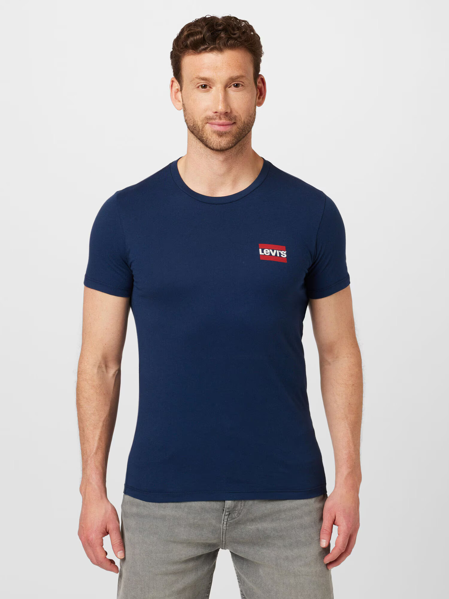 LEVI'S ® Tricou albastru închis / roșu / negru / alb - Pled.ro