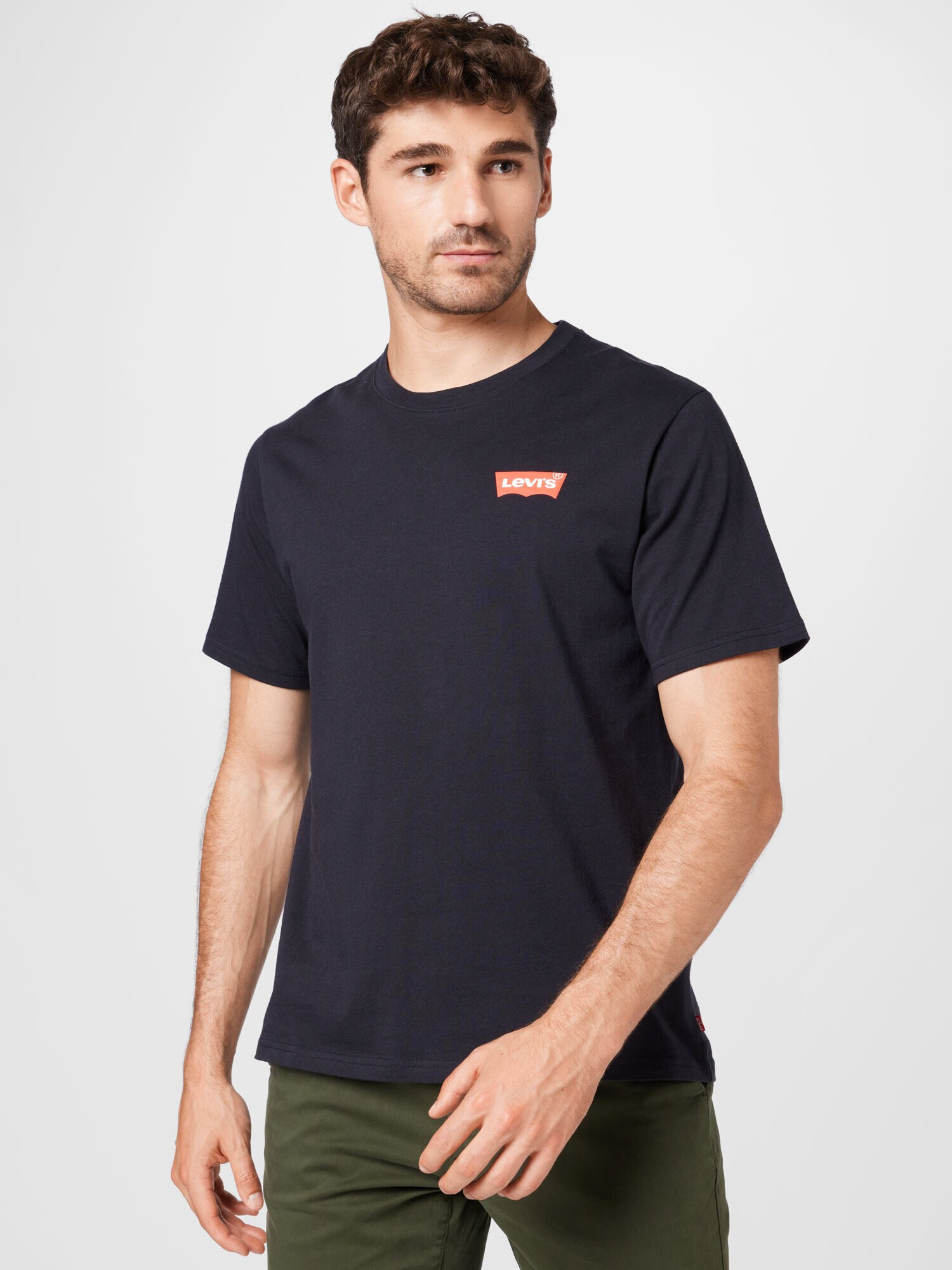 LEVI'S ® Tricou albastru marin / roșu intens / alb - Pled.ro