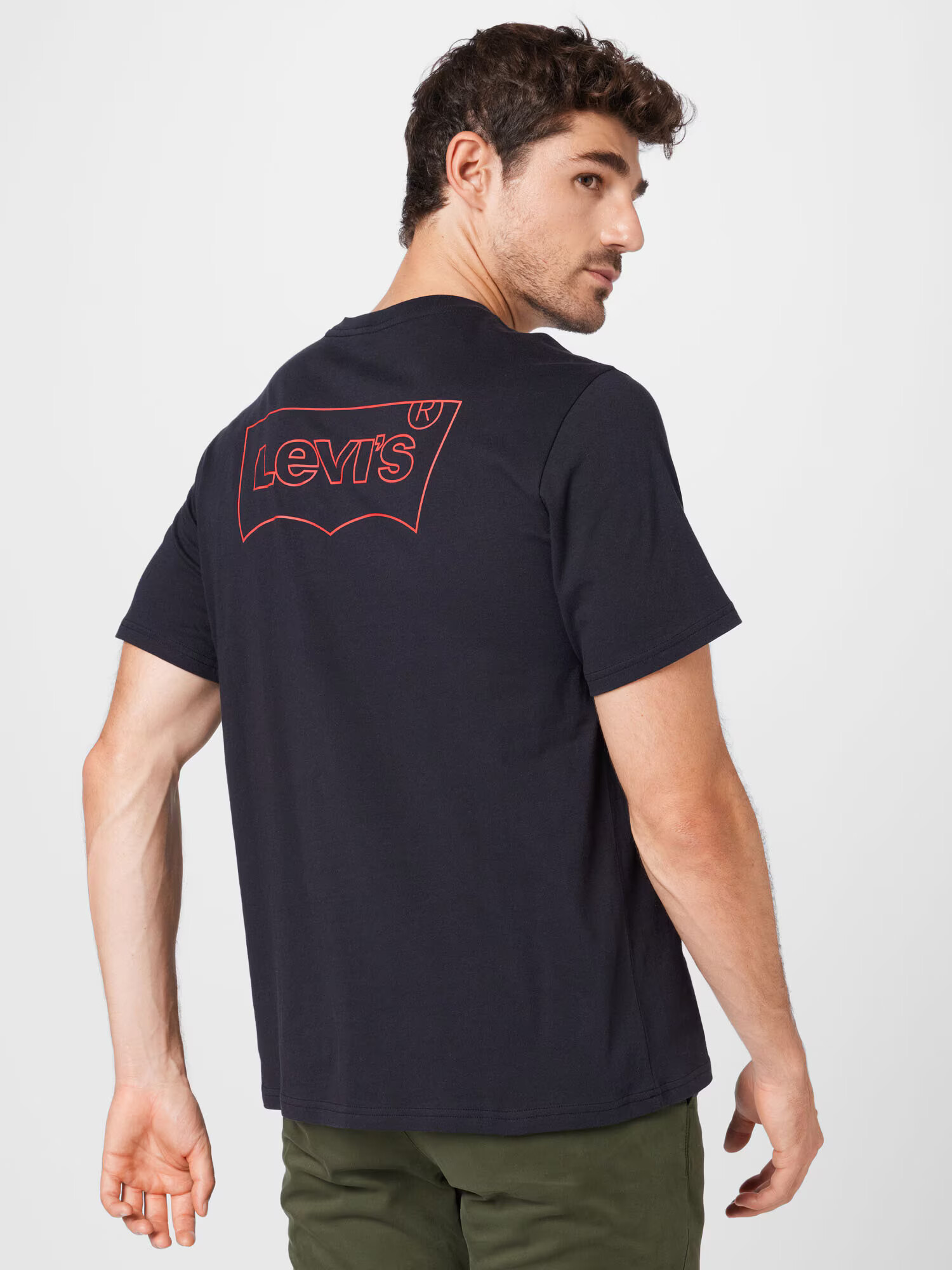 LEVI'S ® Tricou albastru marin / roșu intens / alb - Pled.ro