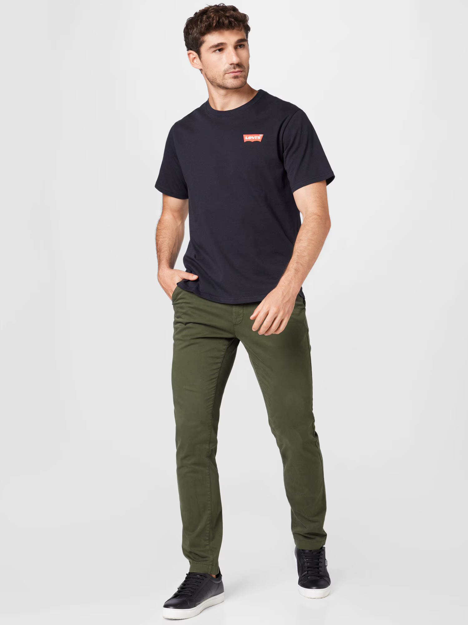 LEVI'S ® Tricou albastru marin / roșu intens / alb - Pled.ro