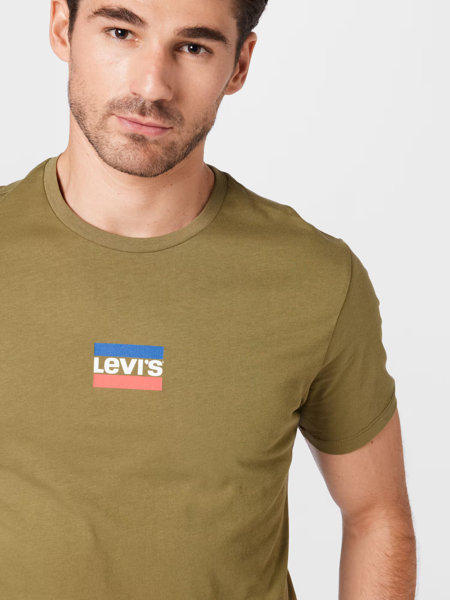 LEVI'S Tricou albastru / oliv / roz / alb - Pled.ro