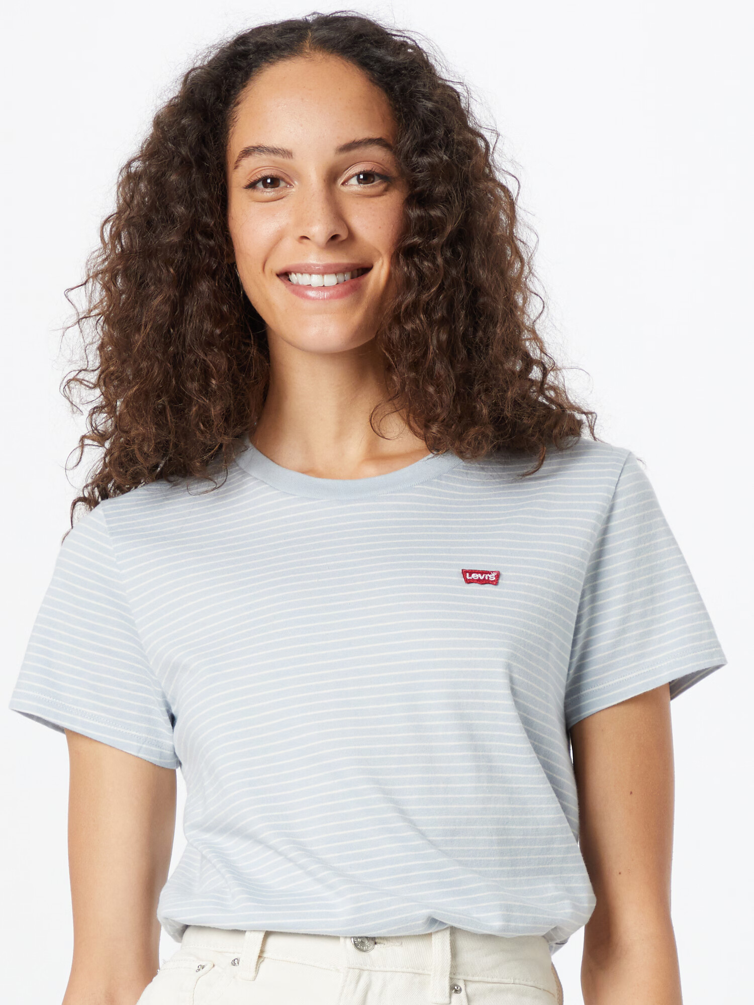 LEVI'S Tricou albastru pastel / roșu / alb - Pled.ro