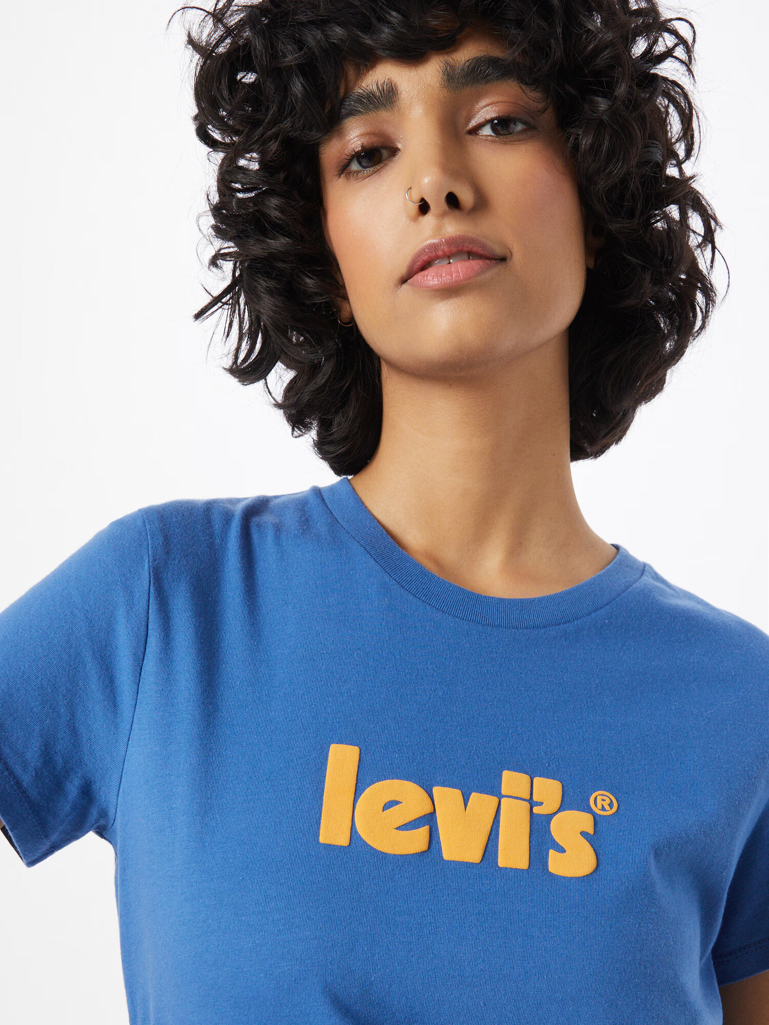 LEVI'S Tricou albastru regal / galben închis - Pled.ro