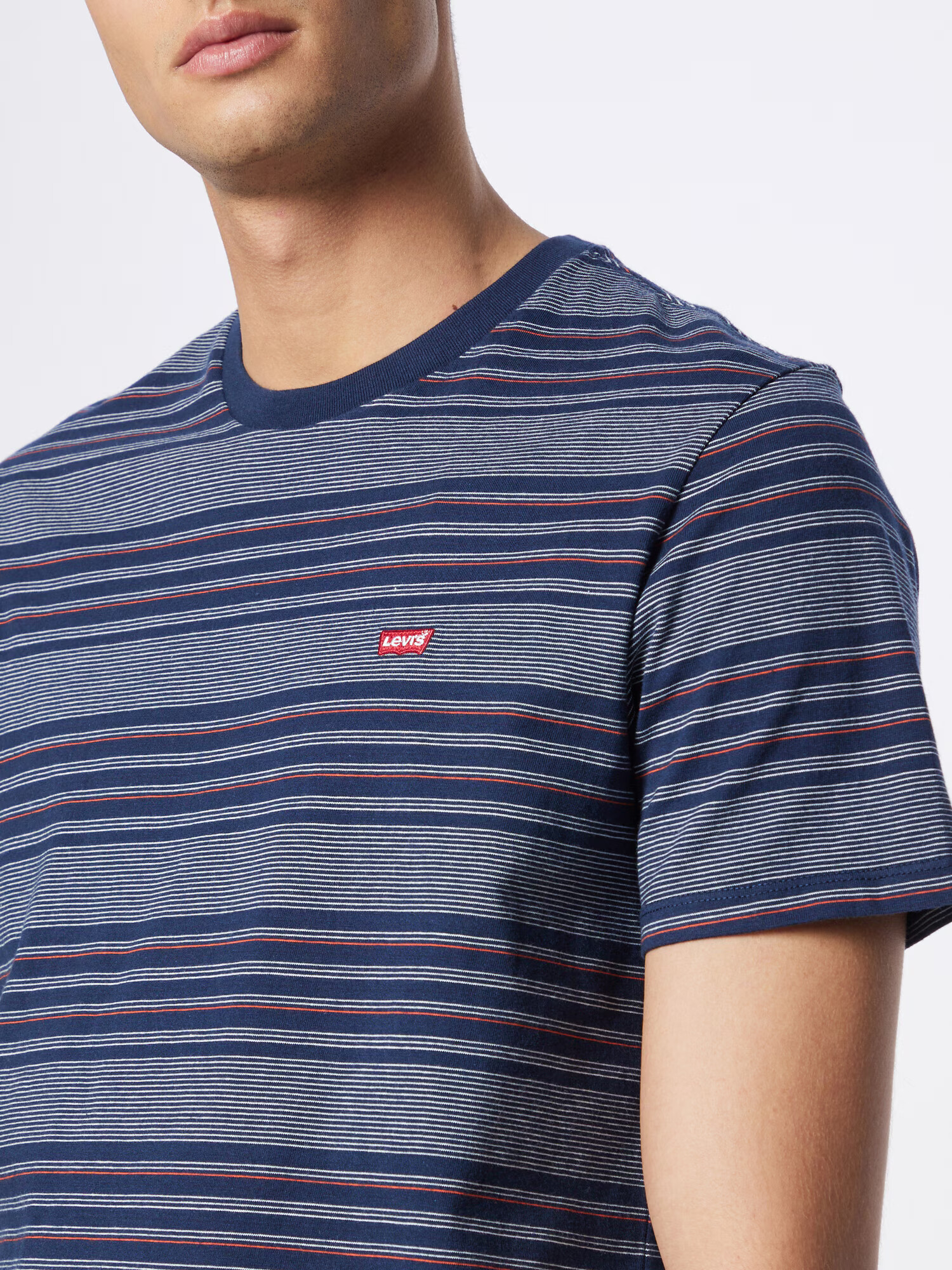 LEVI'S Tricou albastru / roșu / alb - Pled.ro