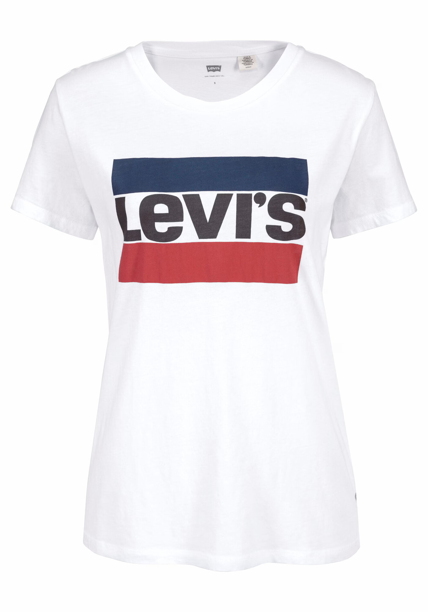 LEVI'S ® Tricou 'The Perfect' albastru / roșu / negru / alb - Pled.ro