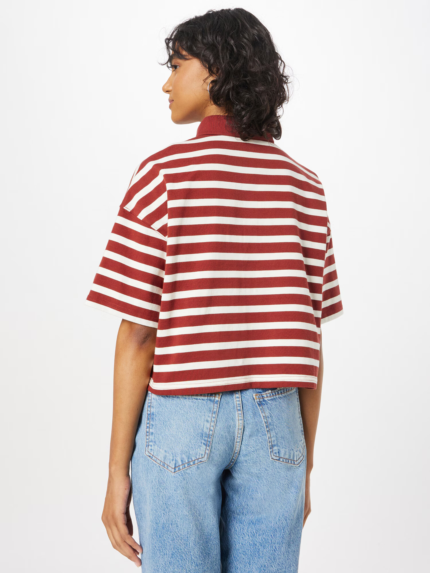 LEVI'S Tricou 'ASTRID POLO REDS' roșu / alb lână - Pled.ro