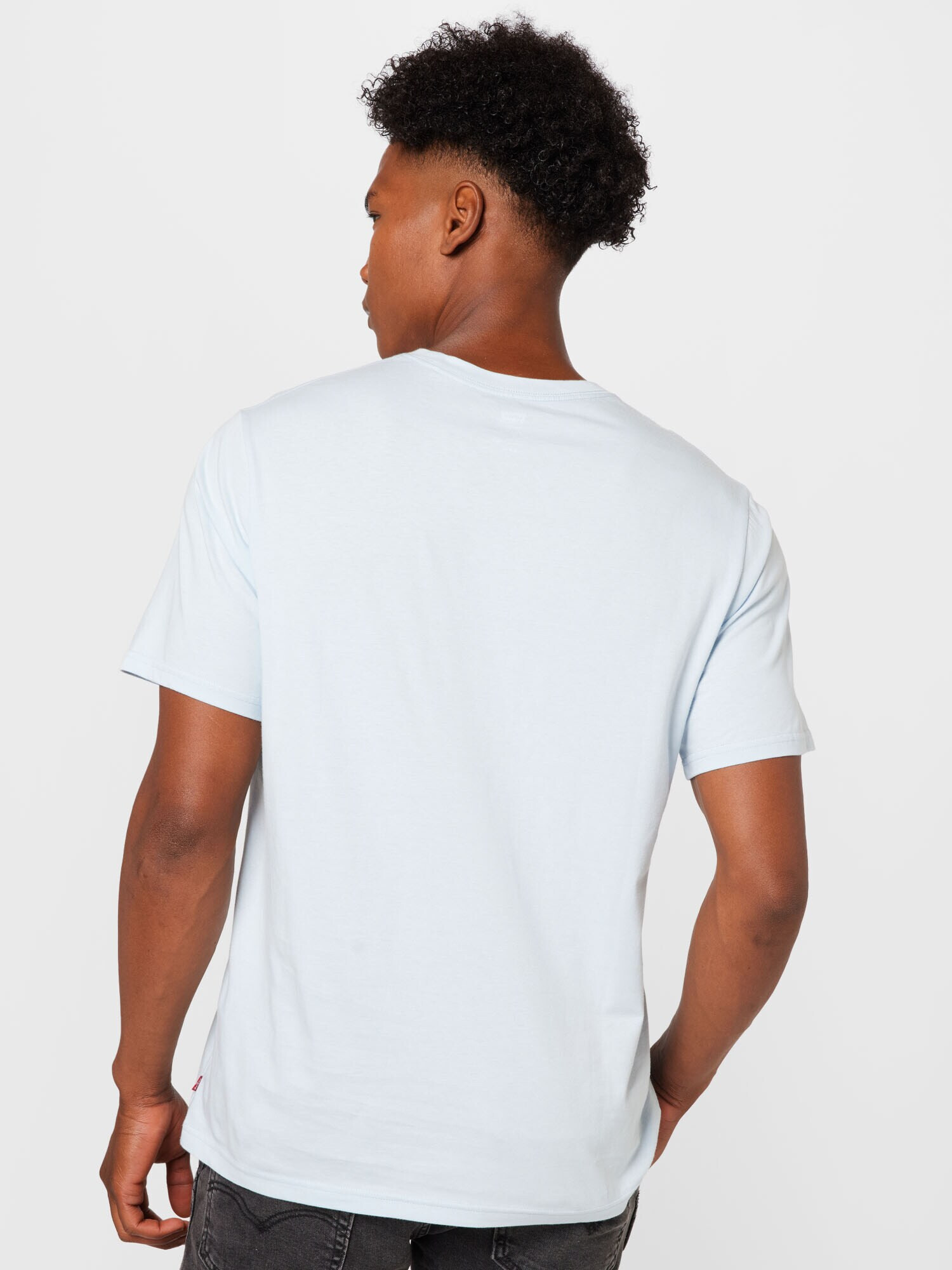 LEVI'S Tricou 'LSE_SS RELAXED FIT TEE BLUES' azur / negru / alb - Pled.ro