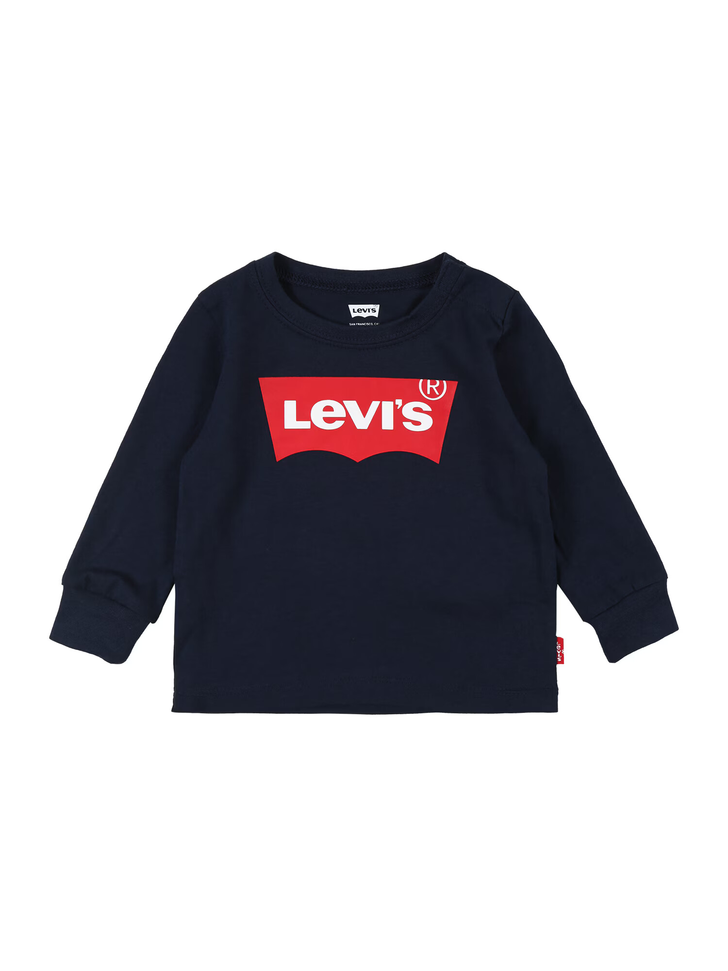 LEVI'S Tricou 'Batwing' albastru închis / roșu / alb - Pled.ro