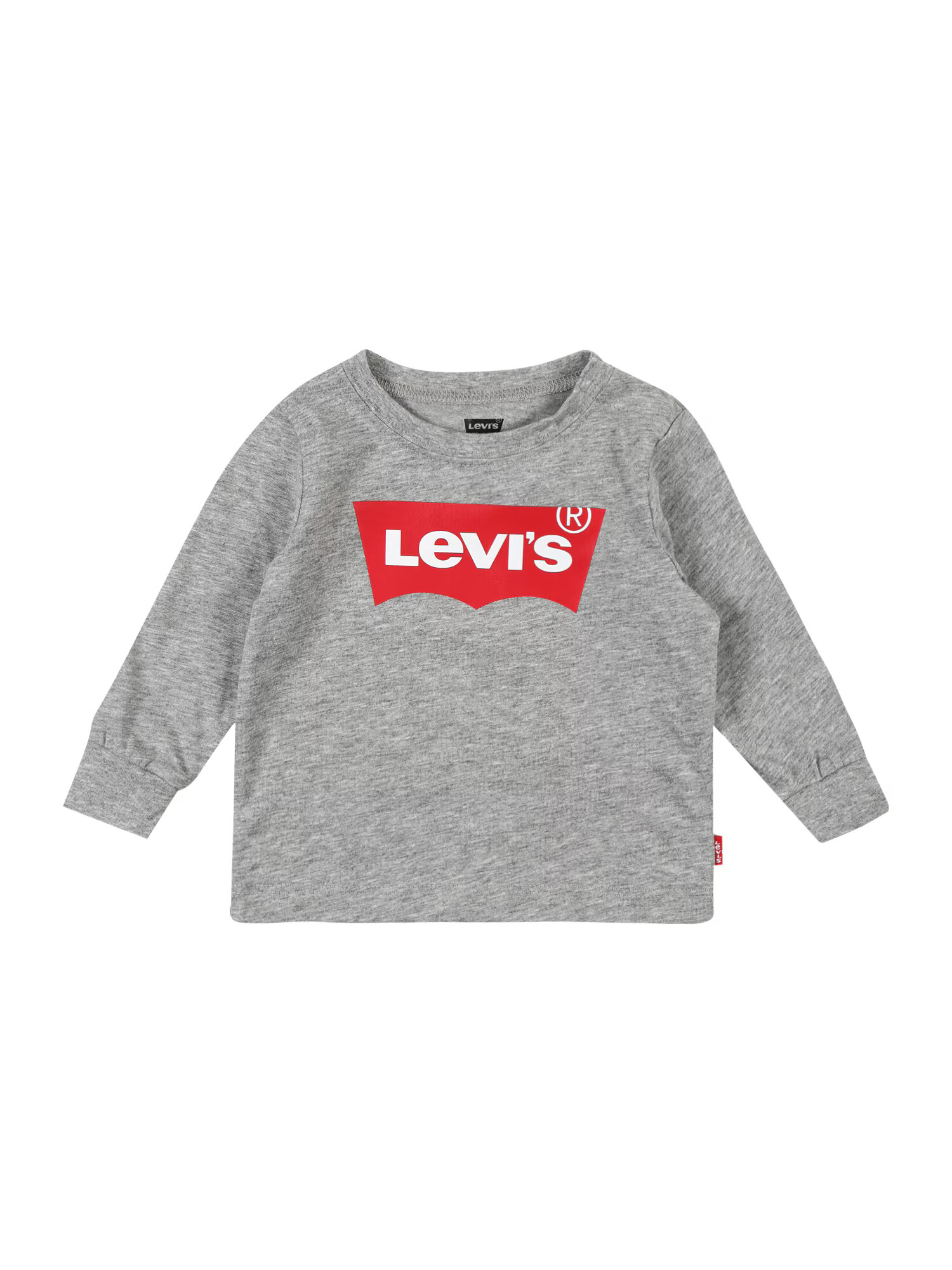 LEVI'S Tricou 'BATWING' gri amestecat / roșu / alb - Pled.ro