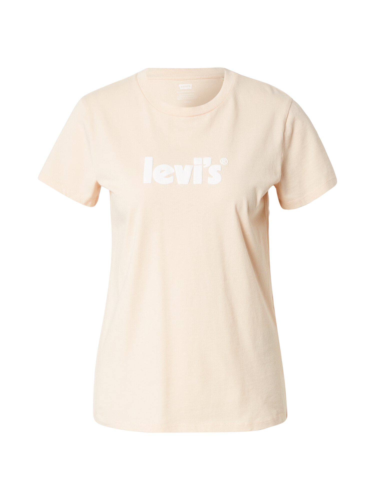 LEVI'S Tricou 'THE PERFECT TEE REDS' bej / alb - Pled.ro