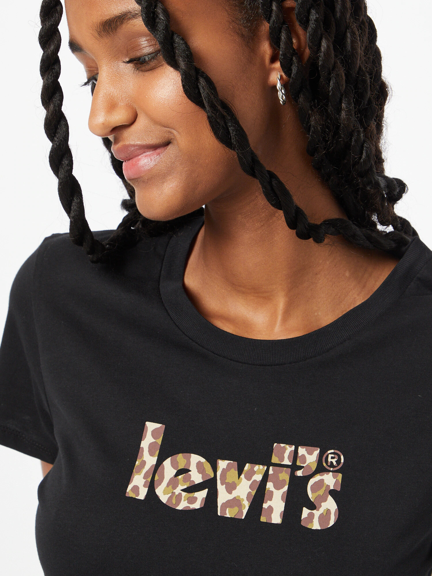 LEVI'S Tricou bej / maro / oliv / negru - Pled.ro