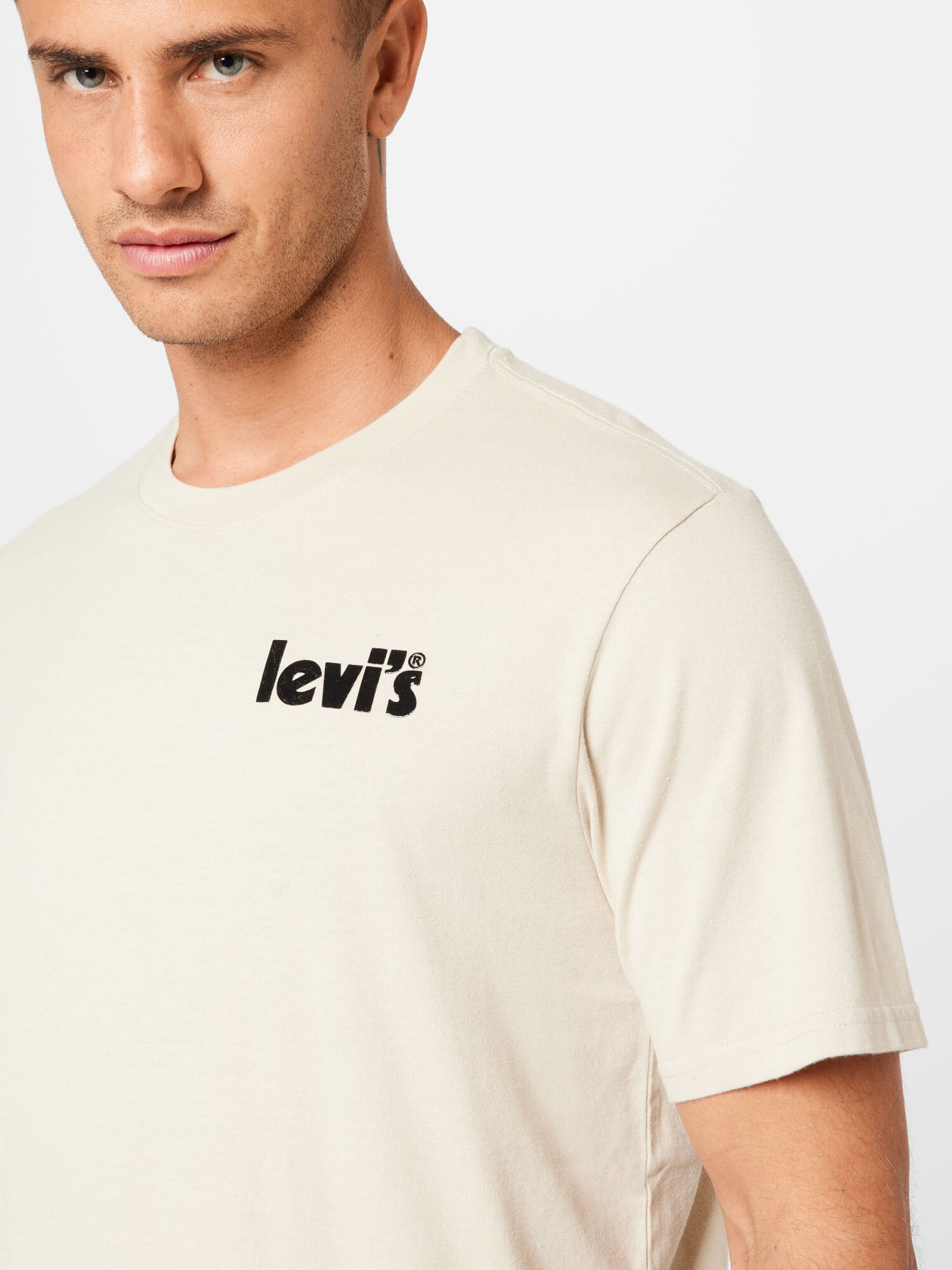 LEVI'S Tricou 'SS RELAXED FIT TEE REDS' bej / negru - Pled.ro