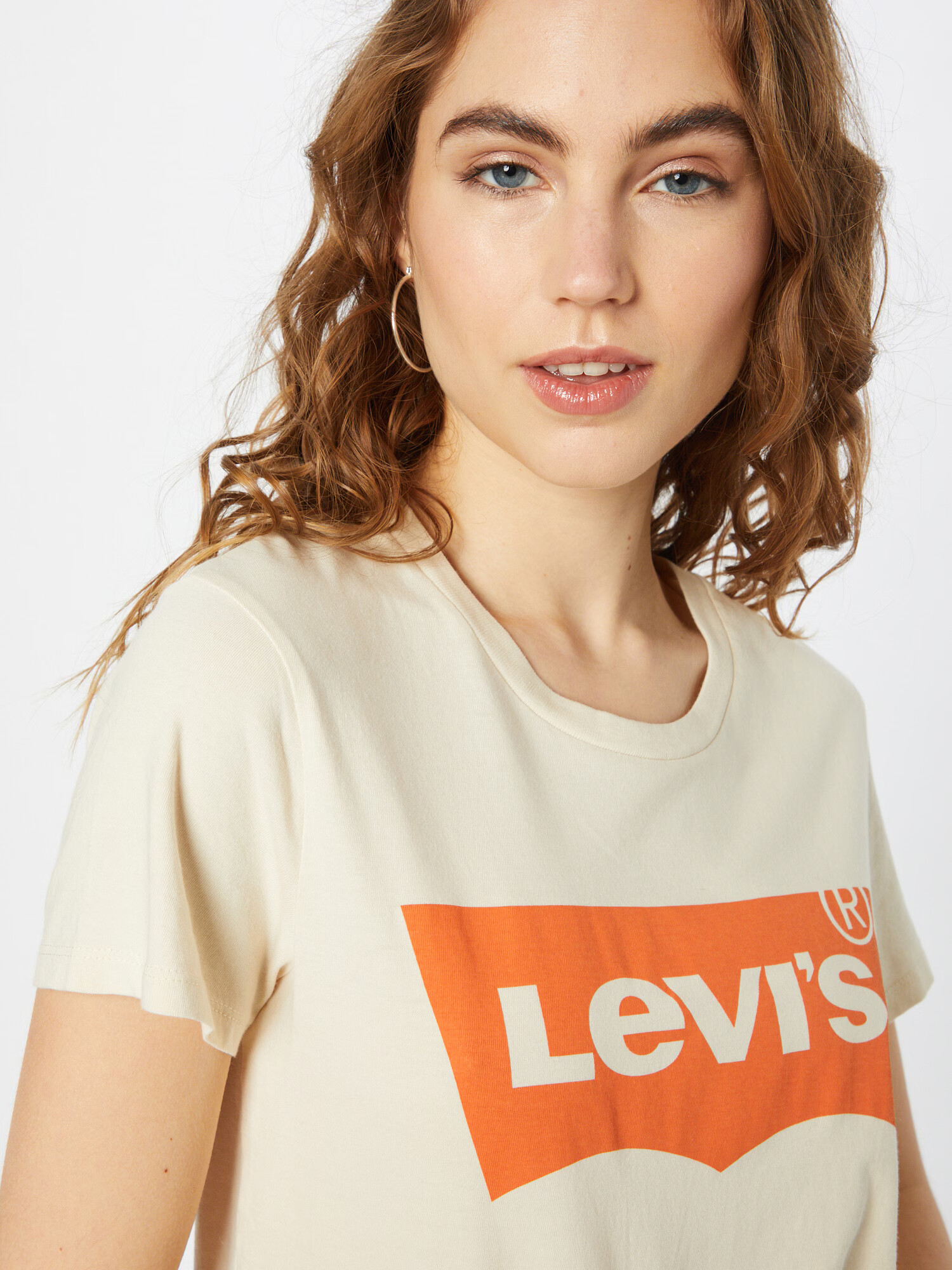 LEVI'S Tricou 'THE PERFECT TEE NEUTRALS' bej / portocaliu - Pled.ro