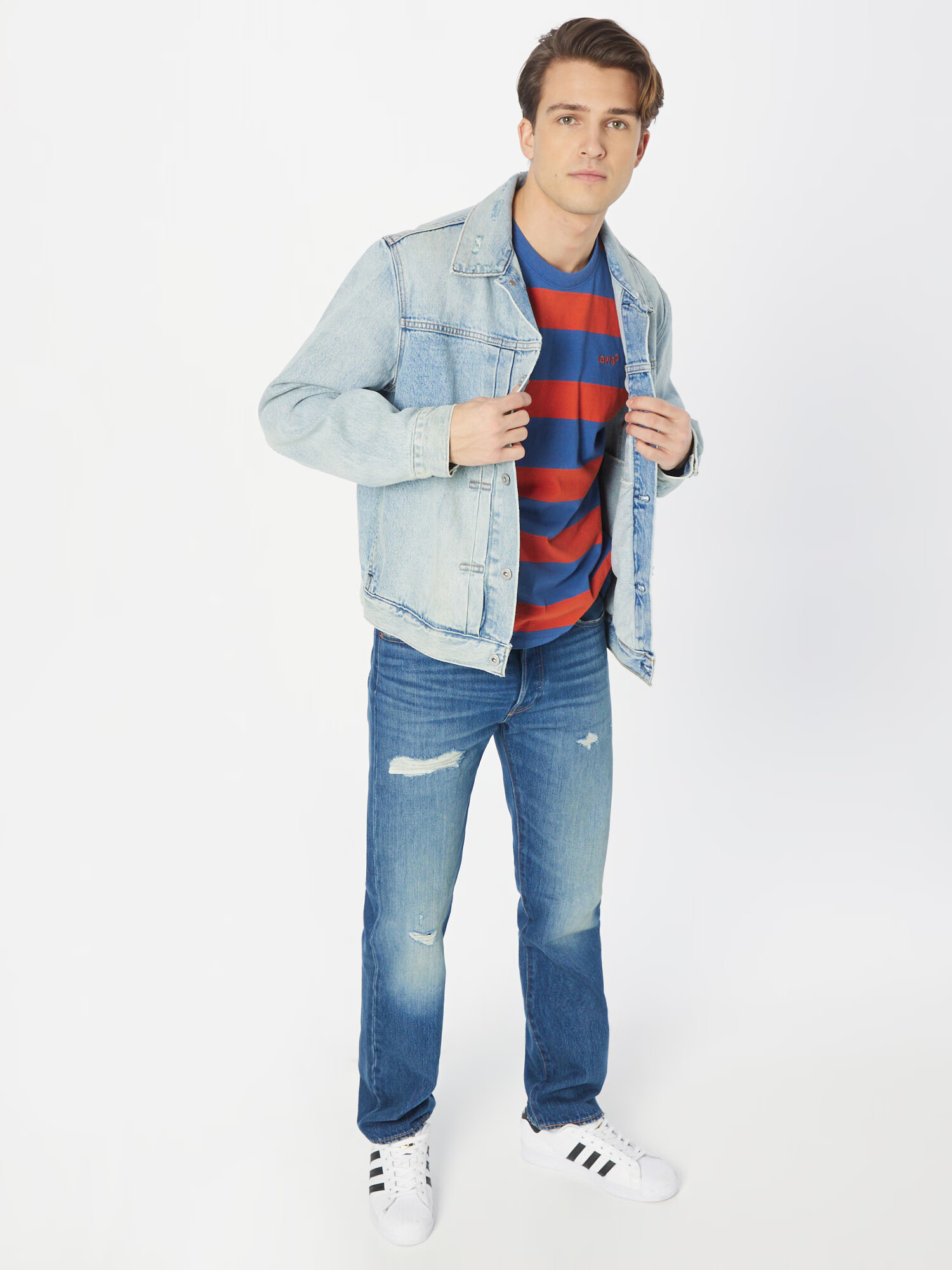 LEVI'S ® Tricou bleumarin / roși aprins - Pled.ro