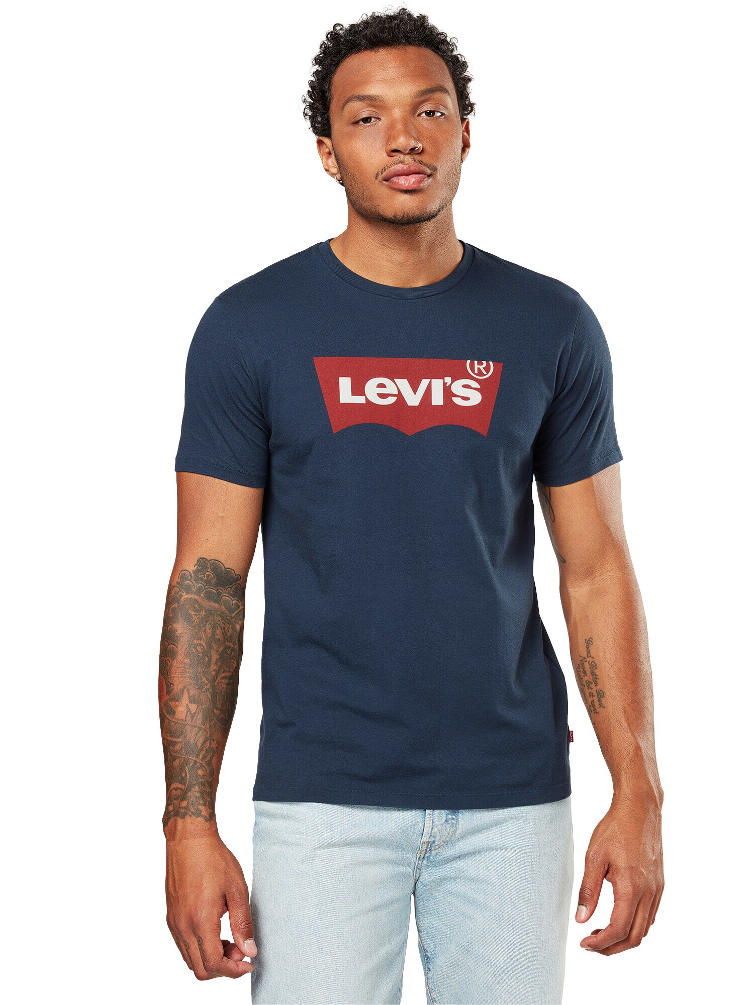 LEVI'S ® Tricou bleumarin / roșu / alb - Pled.ro