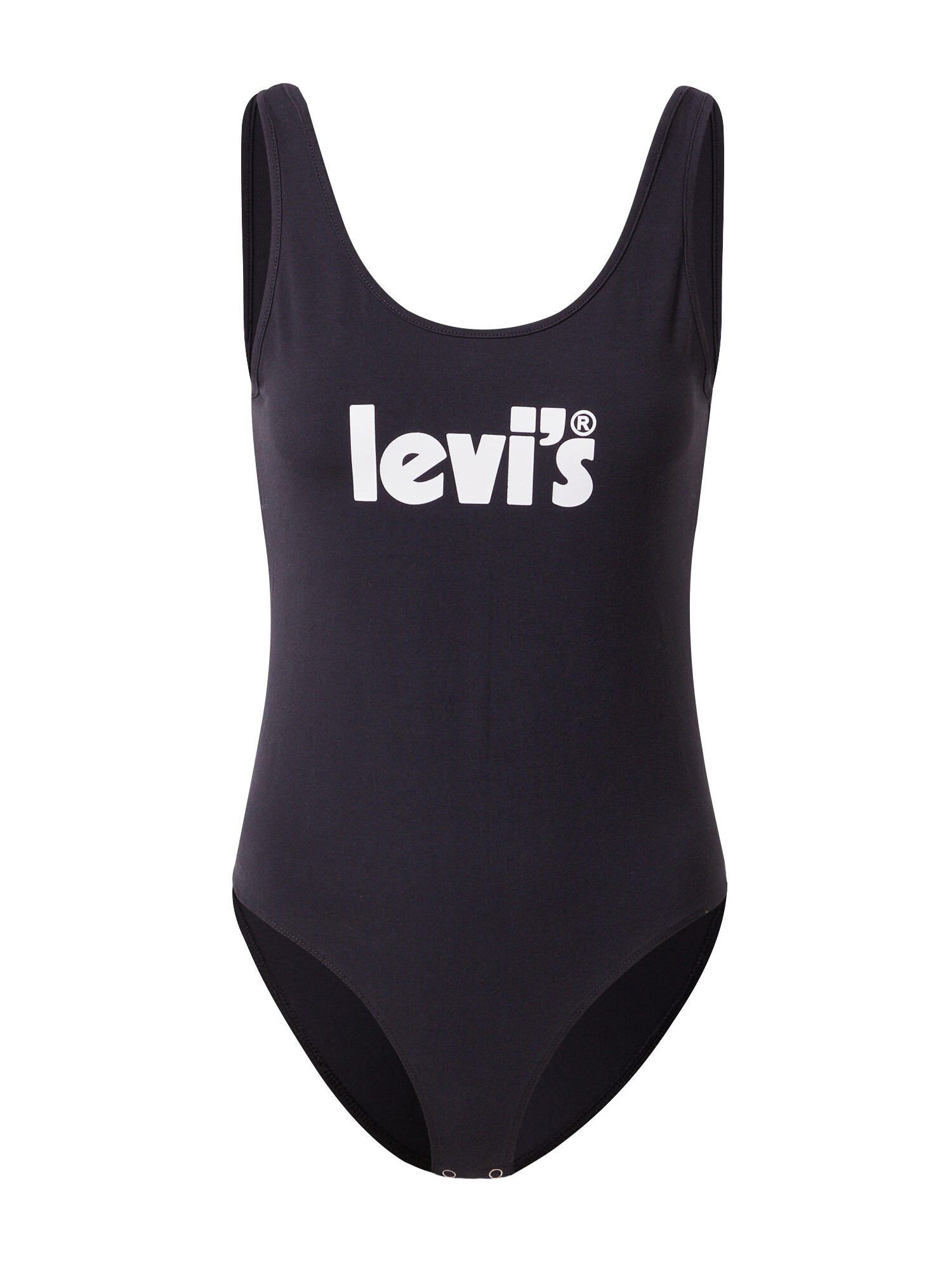 LEVI'S Tricou body negru / alb - Pled.ro