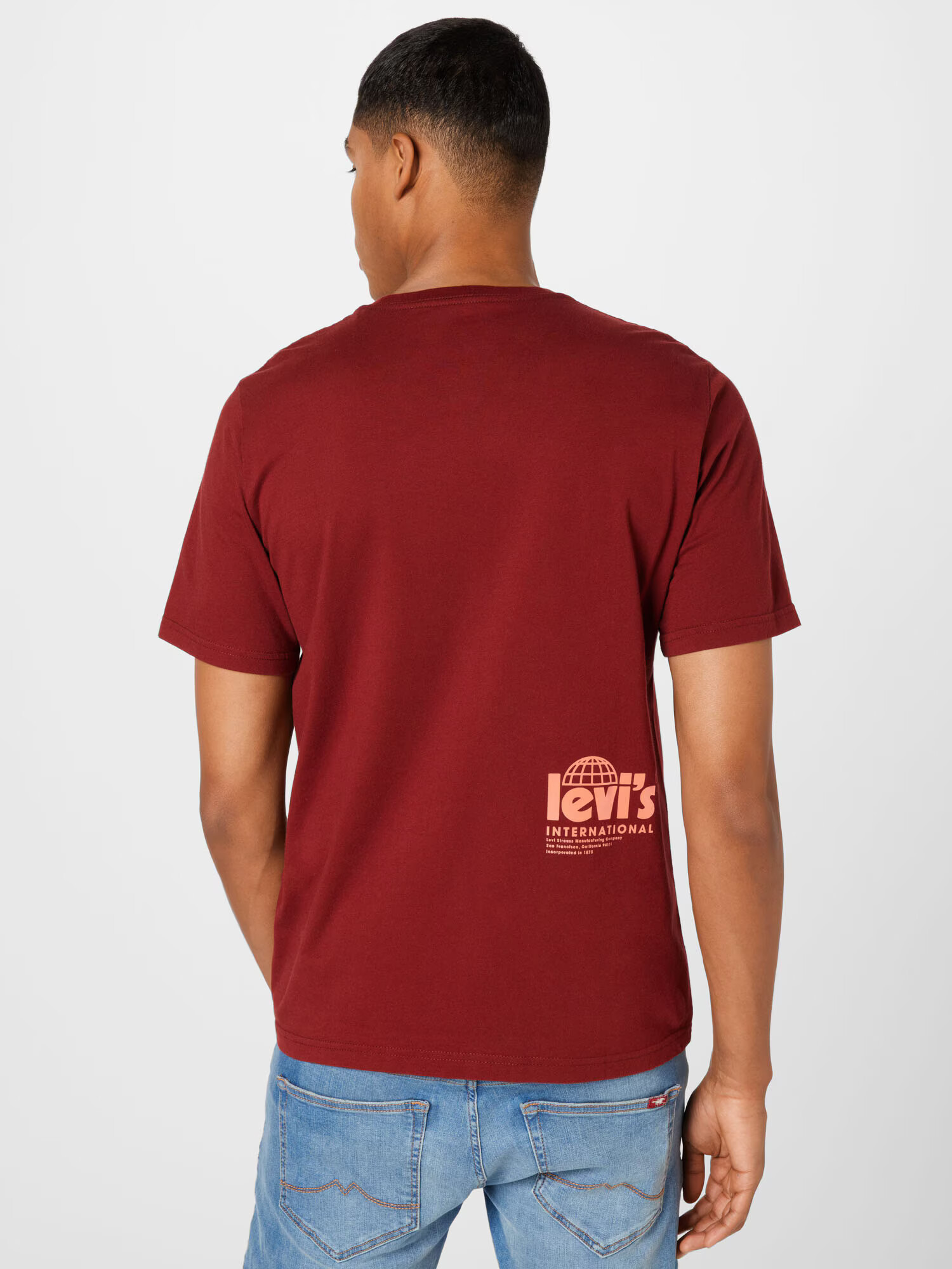 LEVI'S Tricou corai / roşu închis - Pled.ro