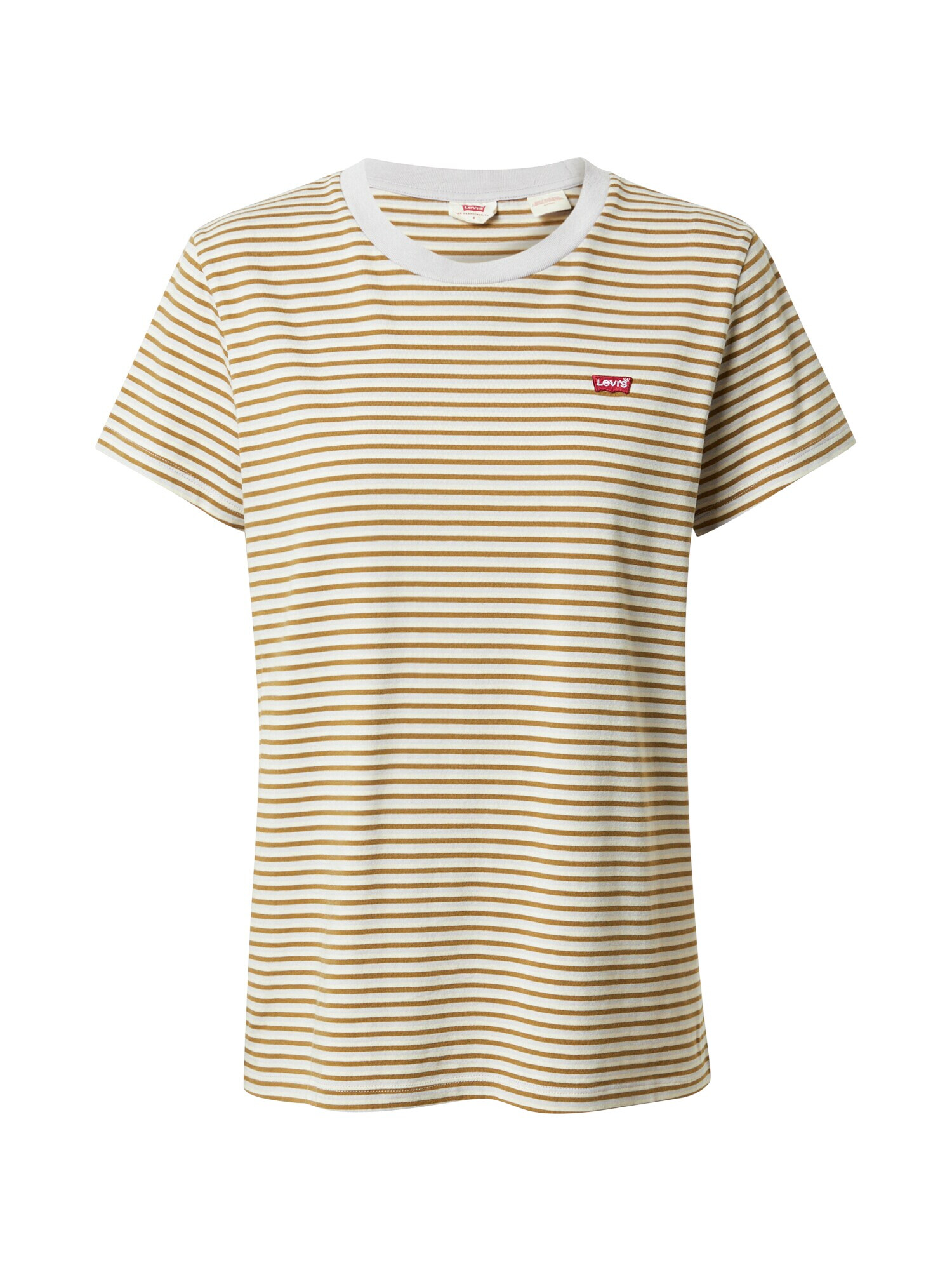 LEVI'S Tricou 'PERFECT TEE BLUES' crem / maro cămilă / gri deschis - Pled.ro