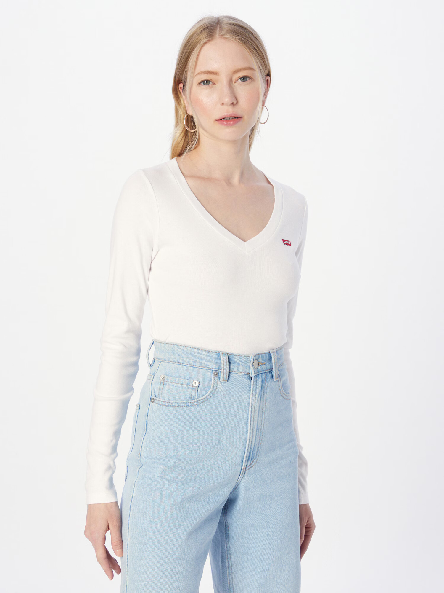 LEVI'S ® Tricou crem / roșu carmin - Pled.ro