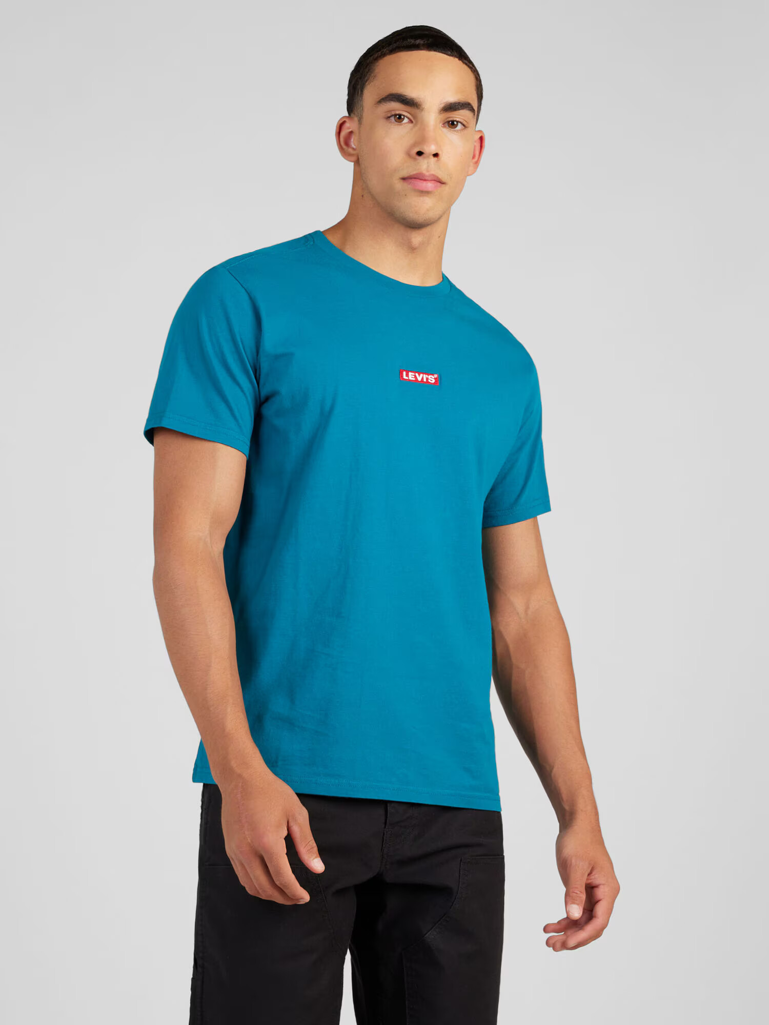 LEVI'S Tricou cyan / roșu / alb - Pled.ro