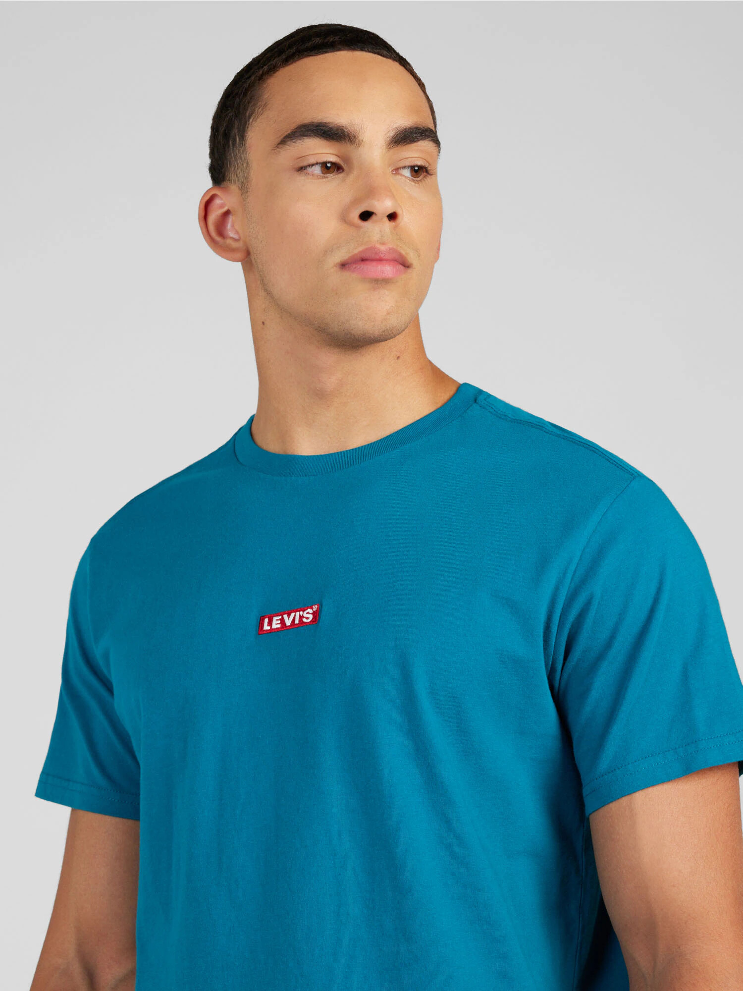 LEVI'S Tricou cyan / roșu / alb - Pled.ro