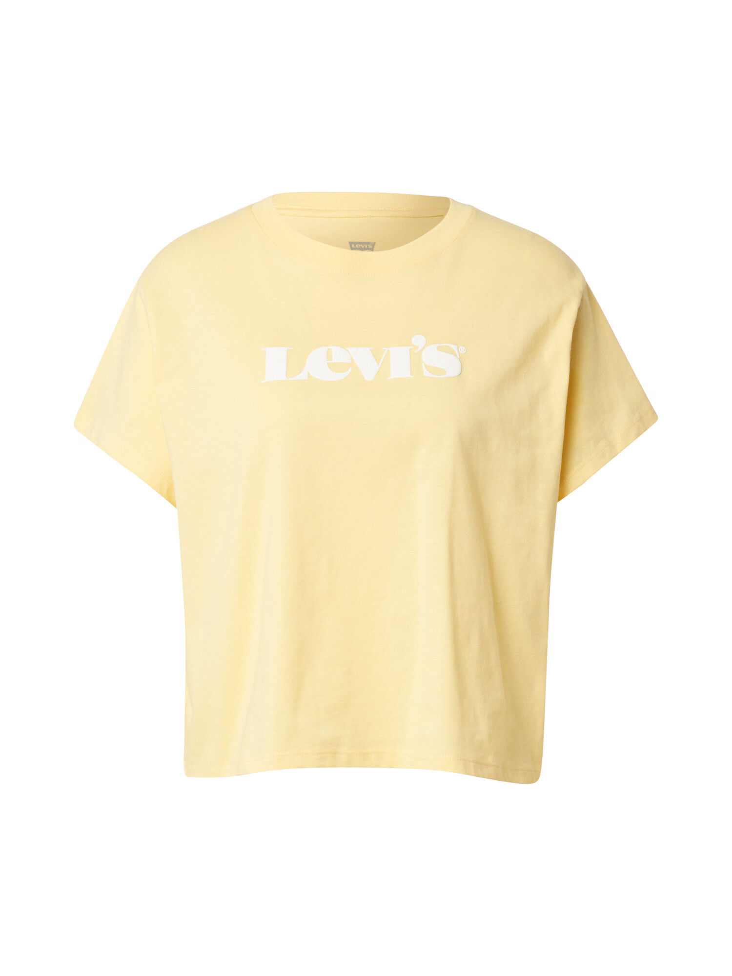 LEVI'S Tricou galben / alb - Pled.ro