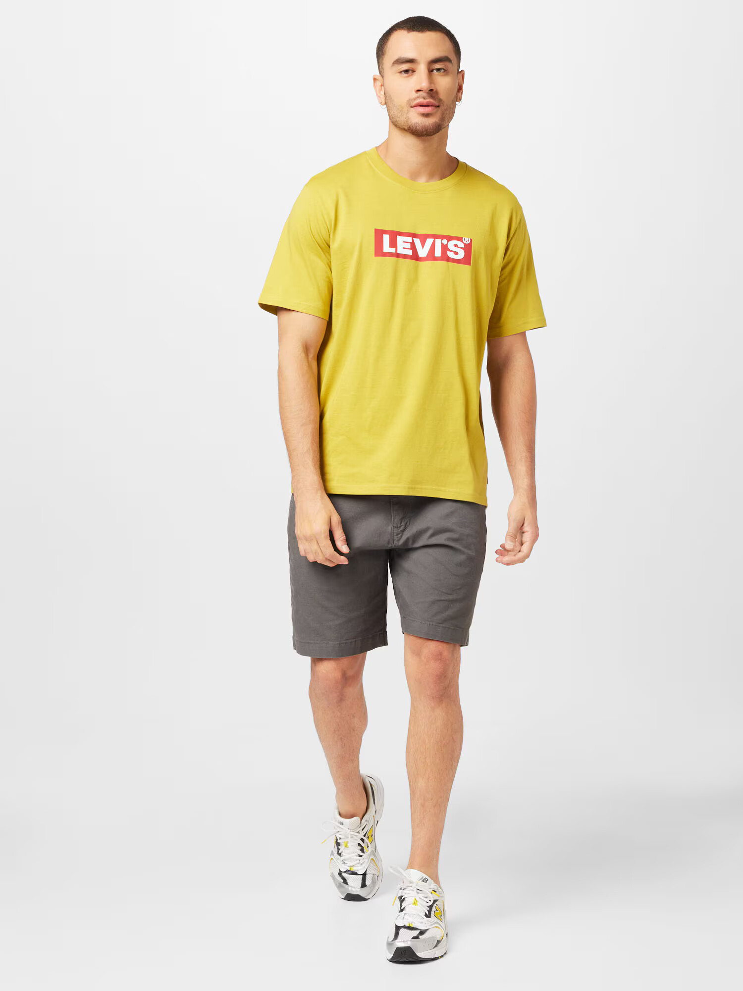 LEVI'S Tricou galben citron / roșu / alb - Pled.ro