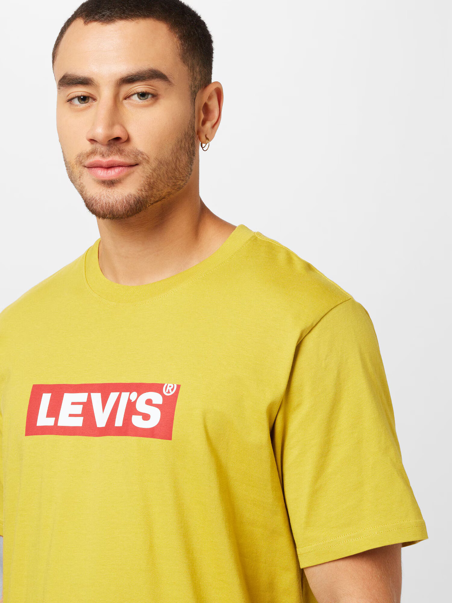 LEVI'S Tricou galben citron / roșu / alb - Pled.ro