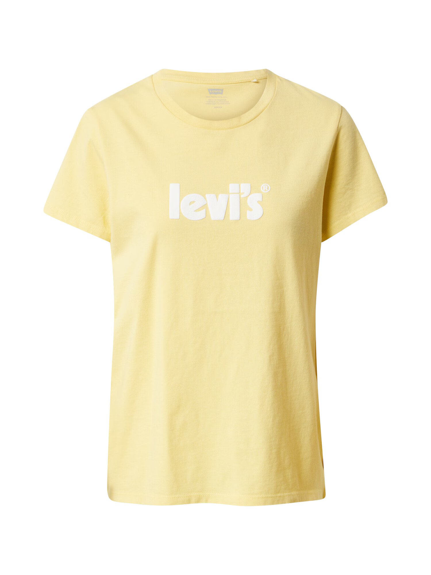 LEVI'S Tricou 'THE PERFECT TEE YELLOWS/ORANGES' galben deschis / roșu / alb - Pled.ro