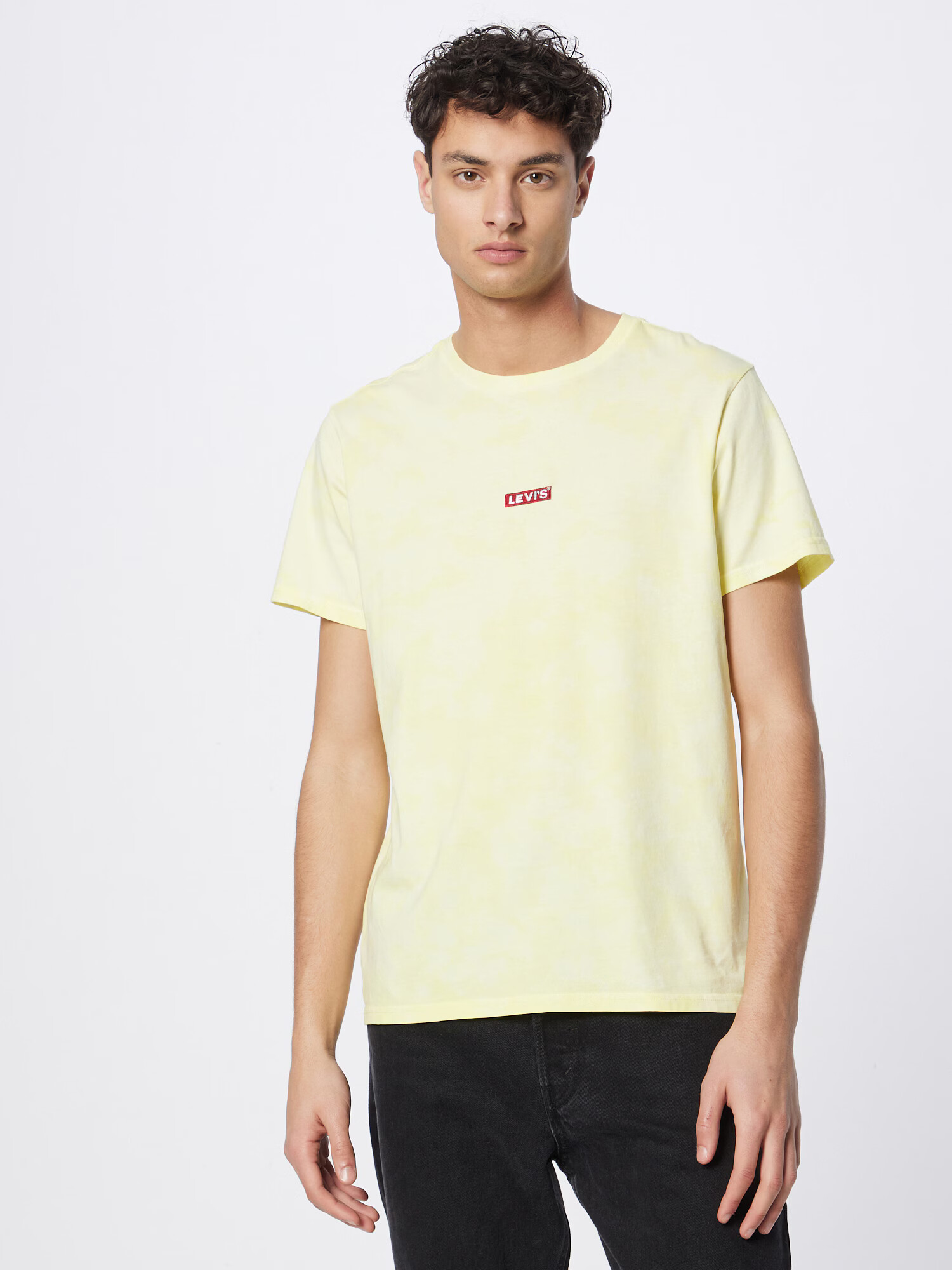 LEVI'S Tricou galben / galben pastel / roșu - Pled.ro