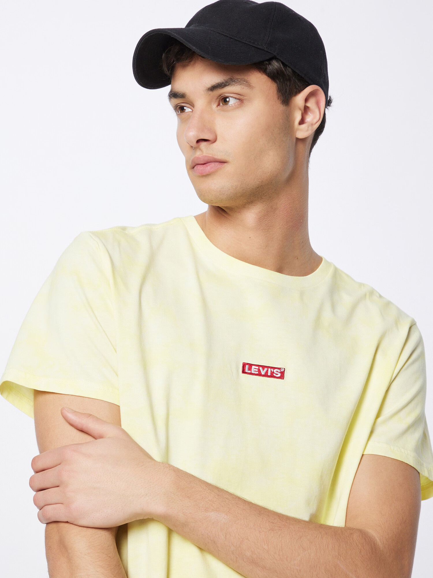 LEVI'S Tricou galben / galben pastel / roșu - Pled.ro