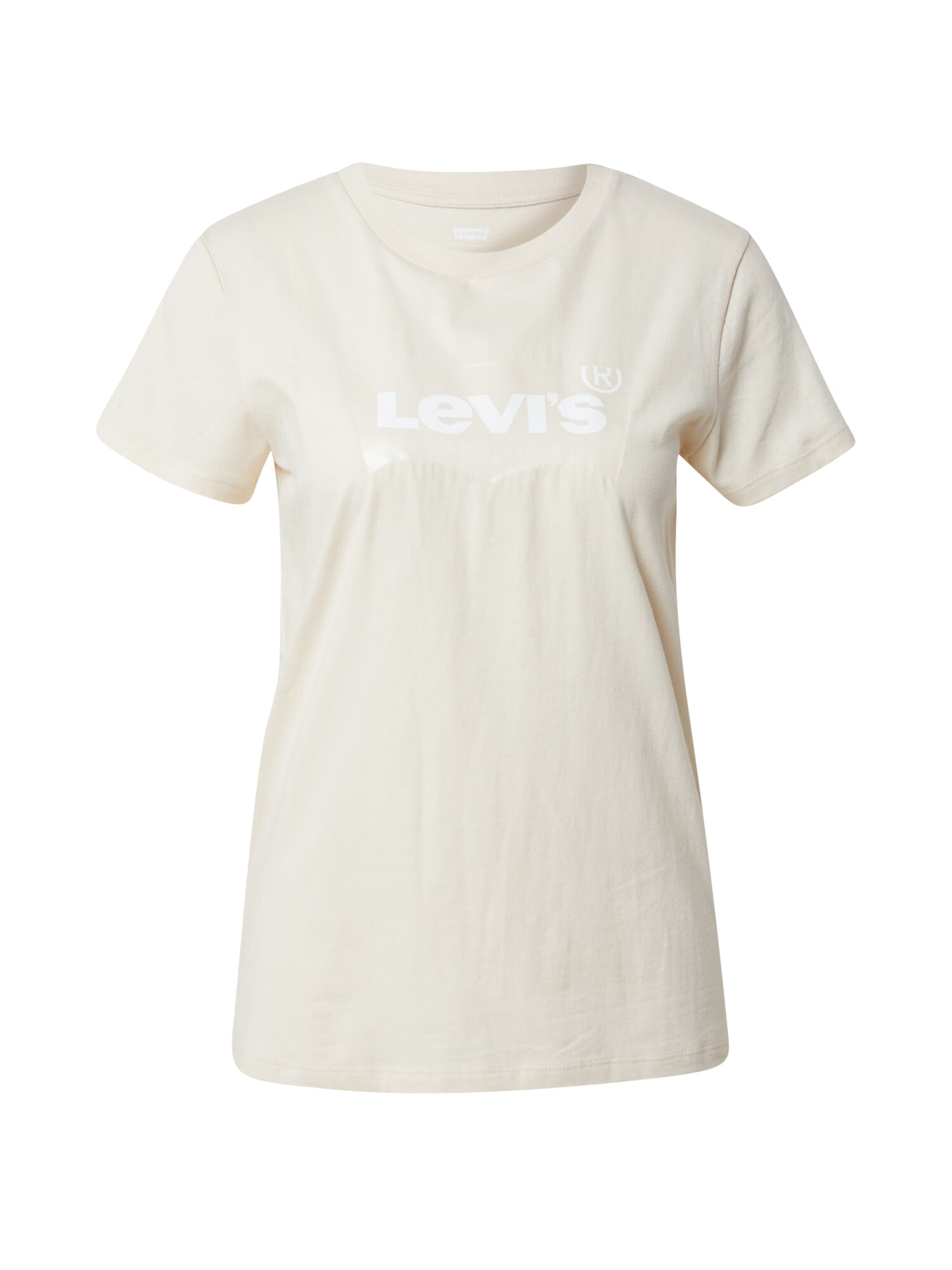 LEVI'S Tricou 'The Perfect' grej / alb - Pled.ro