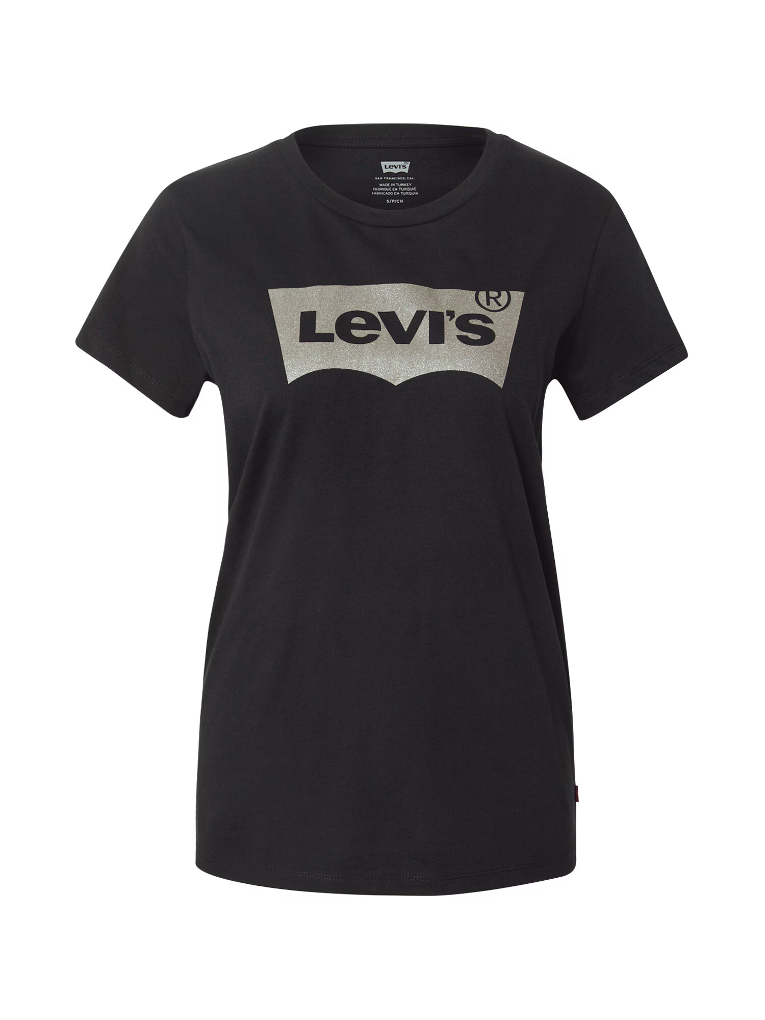 LEVI'S Tricou grej / negru - Pled.ro