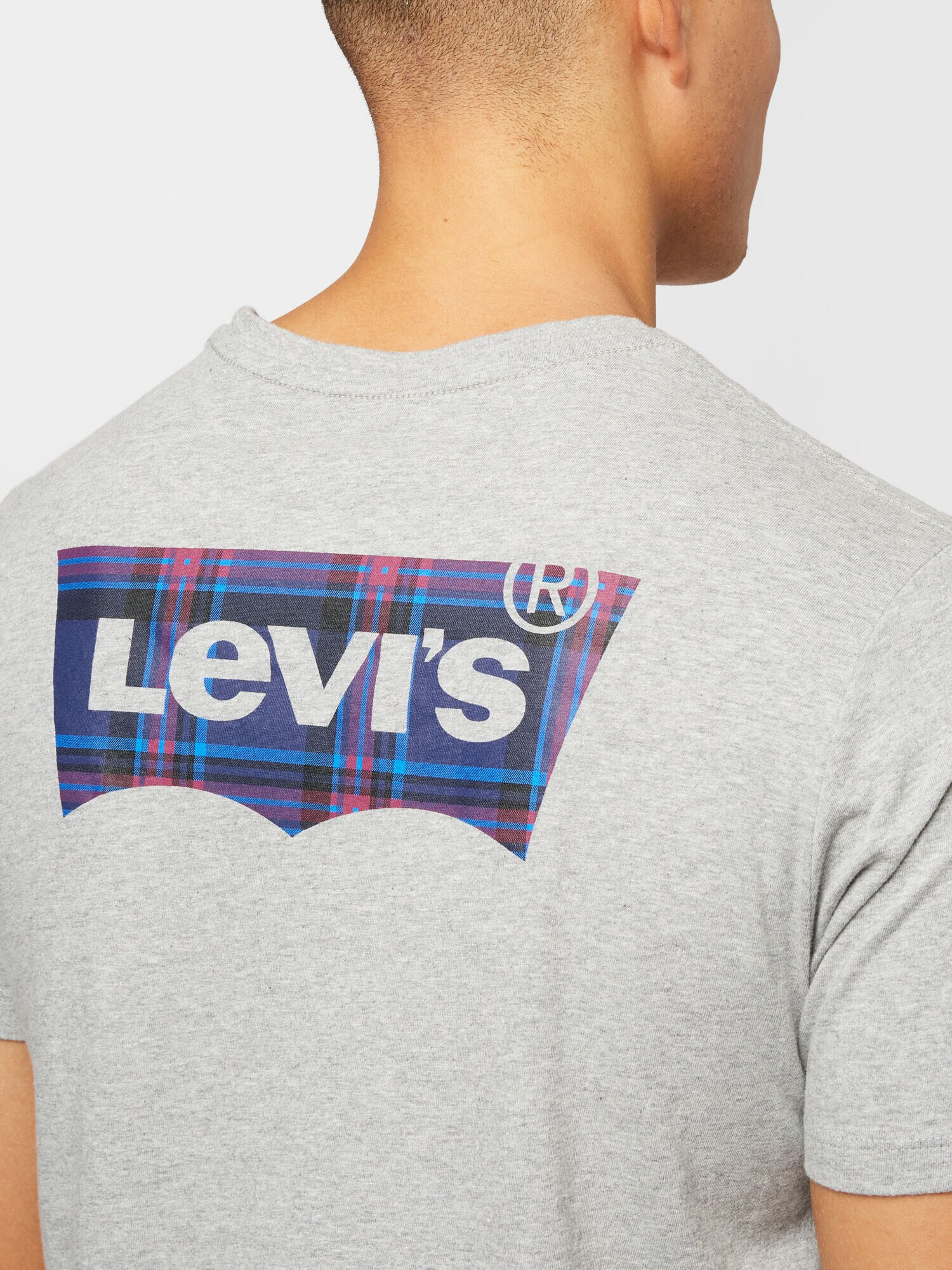 LEVI'S Tricou gri amestecat / mov închis - Pled.ro