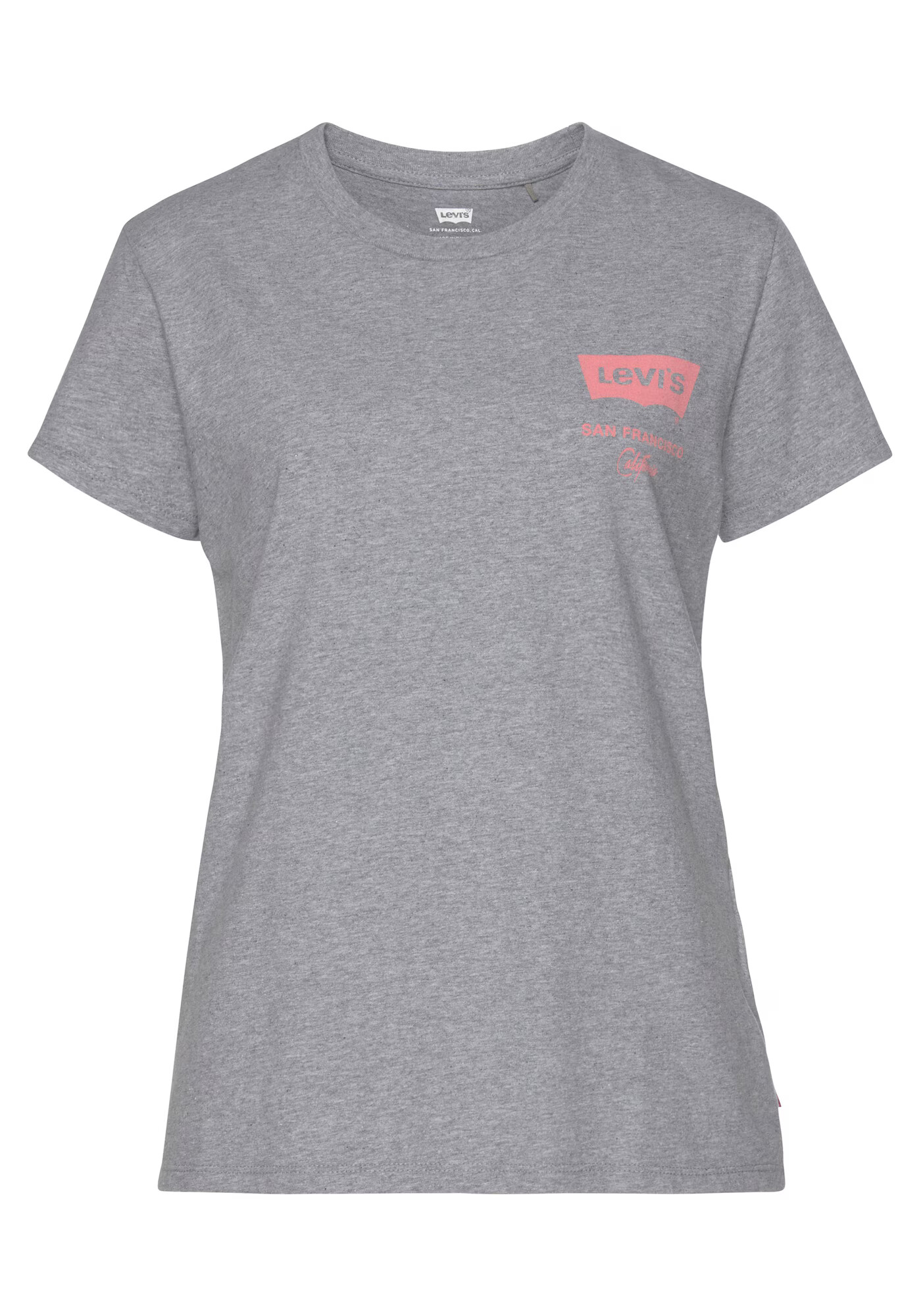 LEVI'S Tricou 'THE PERFECT TEE GREYS' gri amestecat / roz deschis - Pled.ro