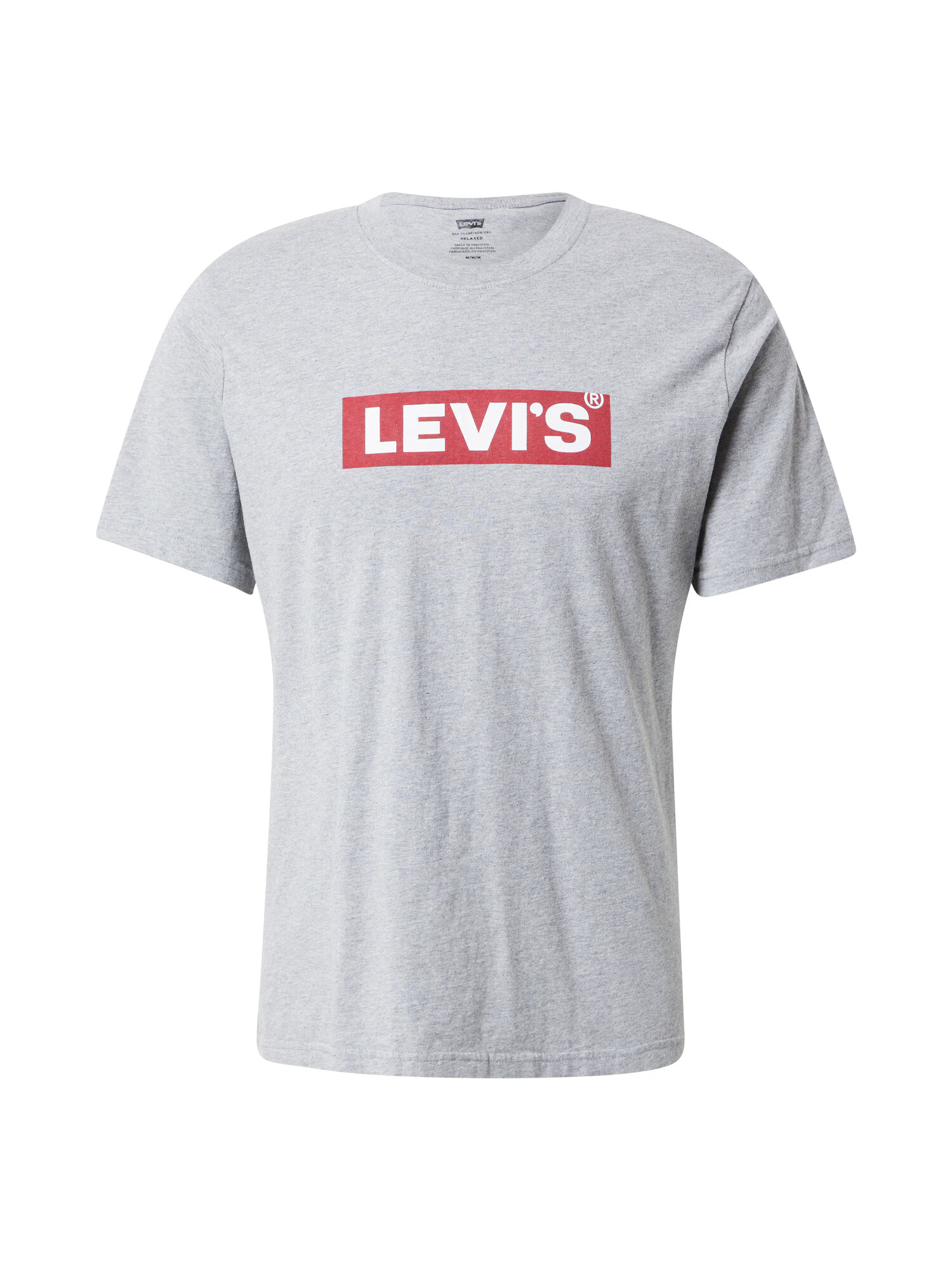 LEVI'S ® Tricou gri deschis / roșu / alb - Pled.ro