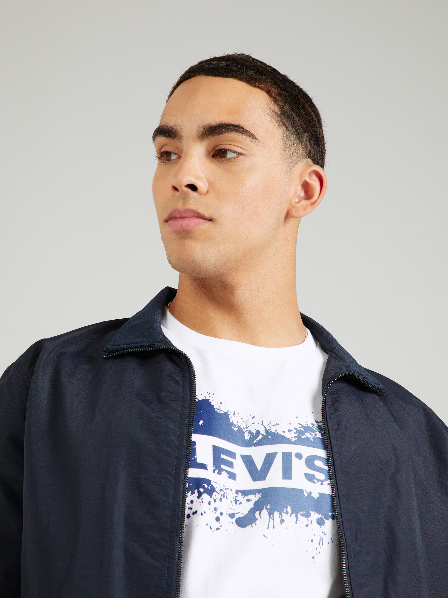 LEVI'S ® Tricou indigo / alb - Pled.ro