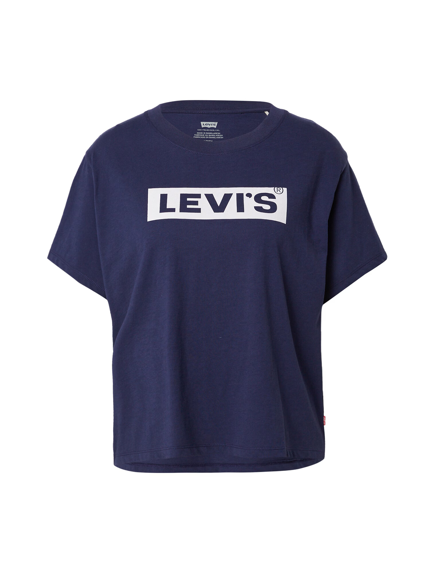 LEVI'S Tricou 'Jordie' albastru închis / alb - Pled.ro