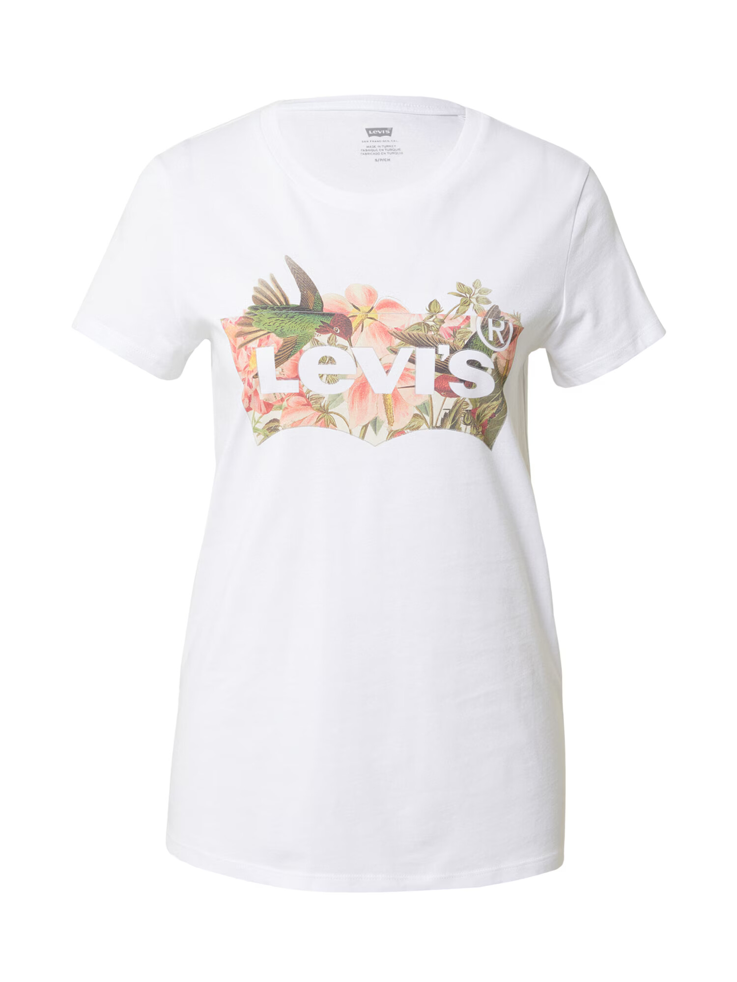 LEVI'S Tricou kaki / portocaliu caisă / corai / alb - Pled.ro